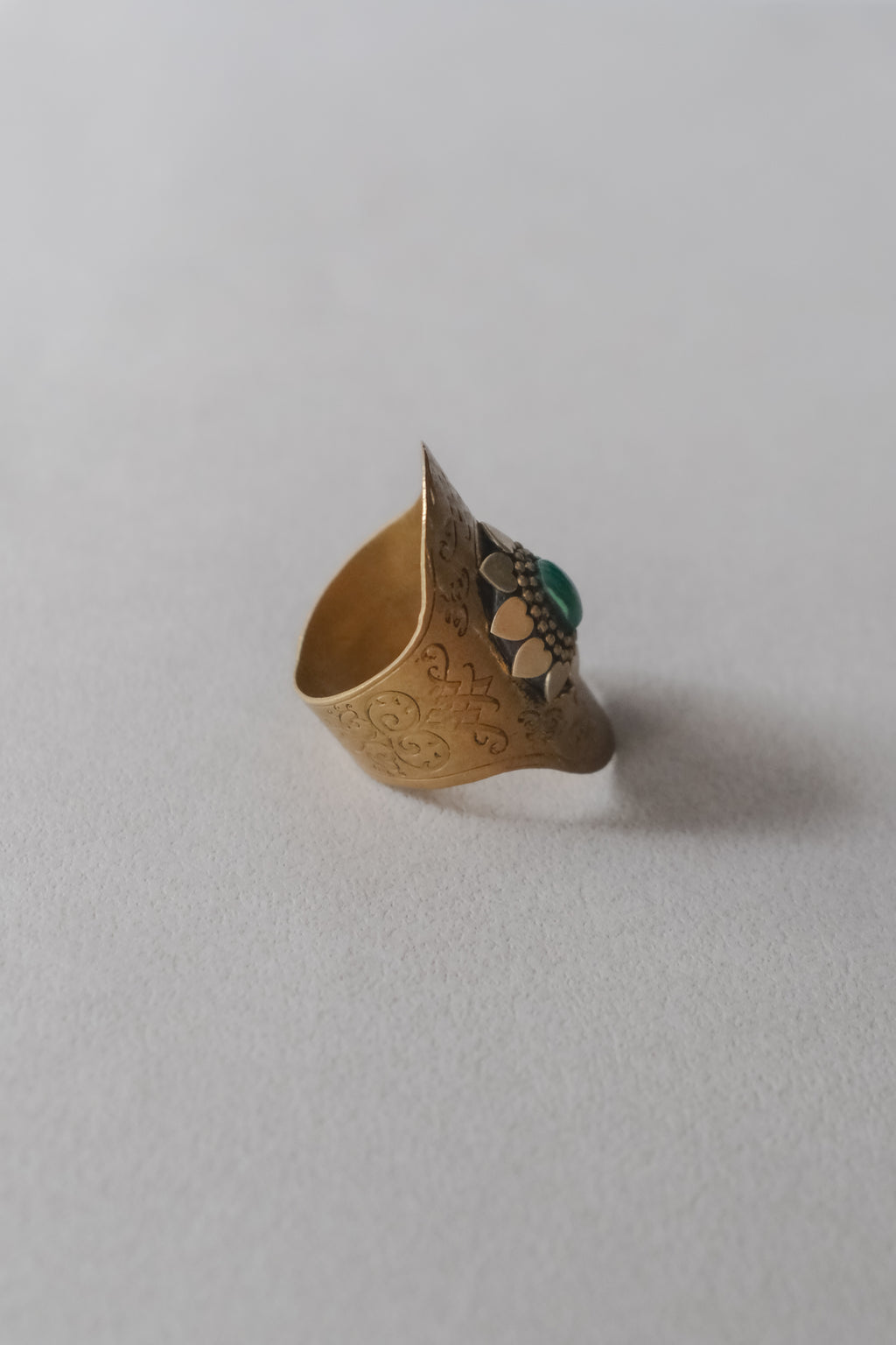 Ethnic Kuchi Brass Ring _ IV