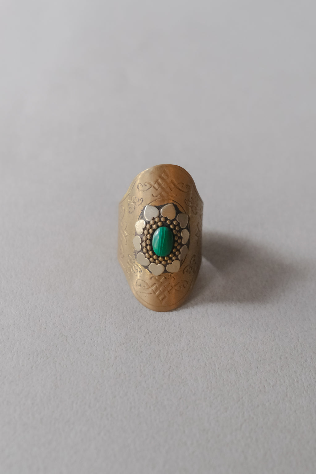 Ethnic Kuchi Brass Ring _ IV