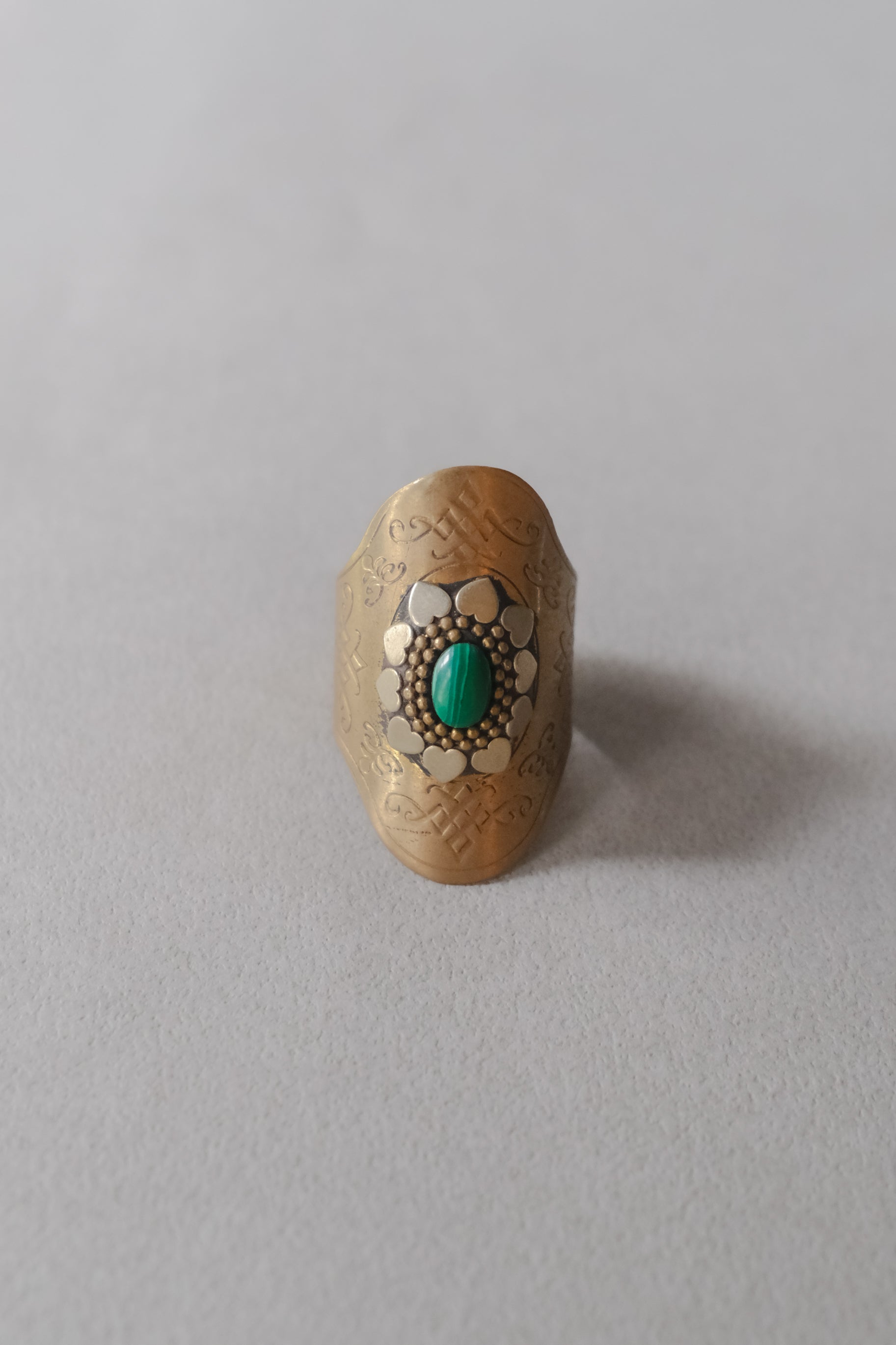 Ethnic Kuchi Brass Ring _ IV