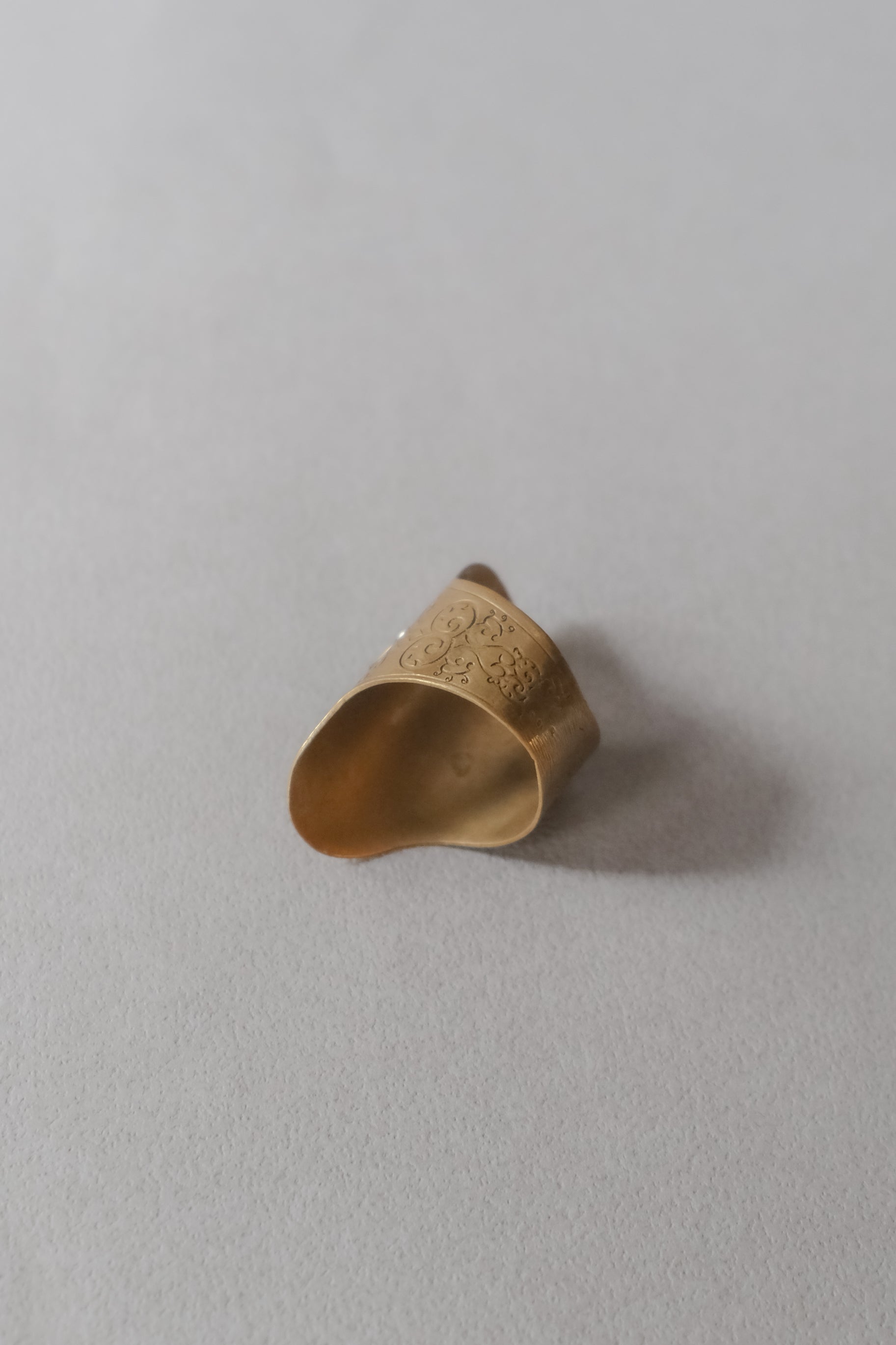 Ethnic Kuchi Brass Ring _ IV