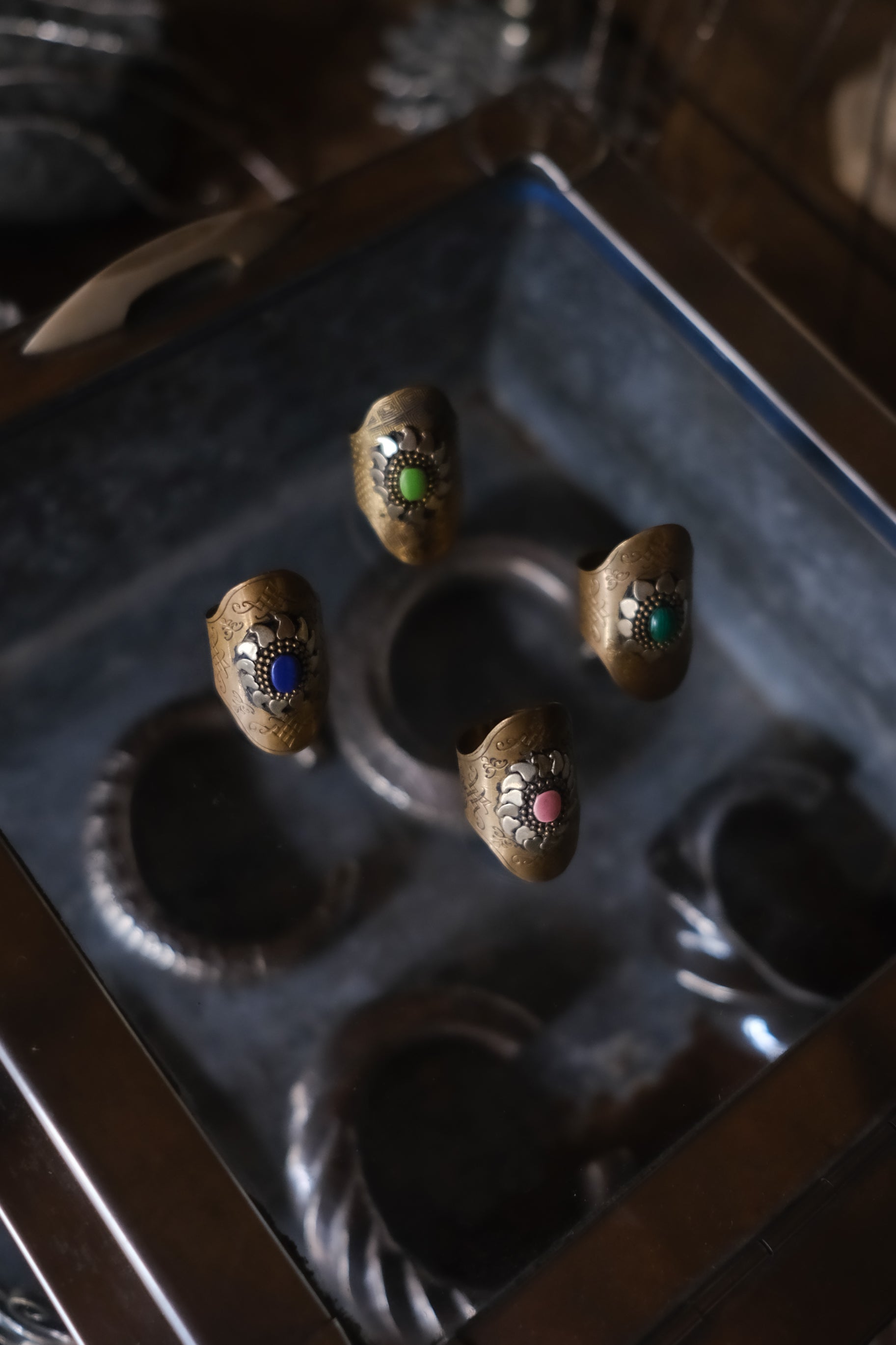 Ethnic Kuchi Brass Ring _ III