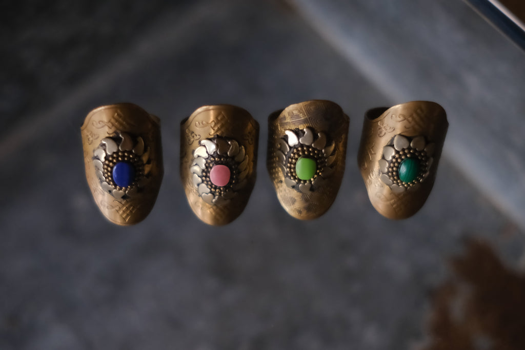 Ethnic Kuchi Brass Ring _ III
