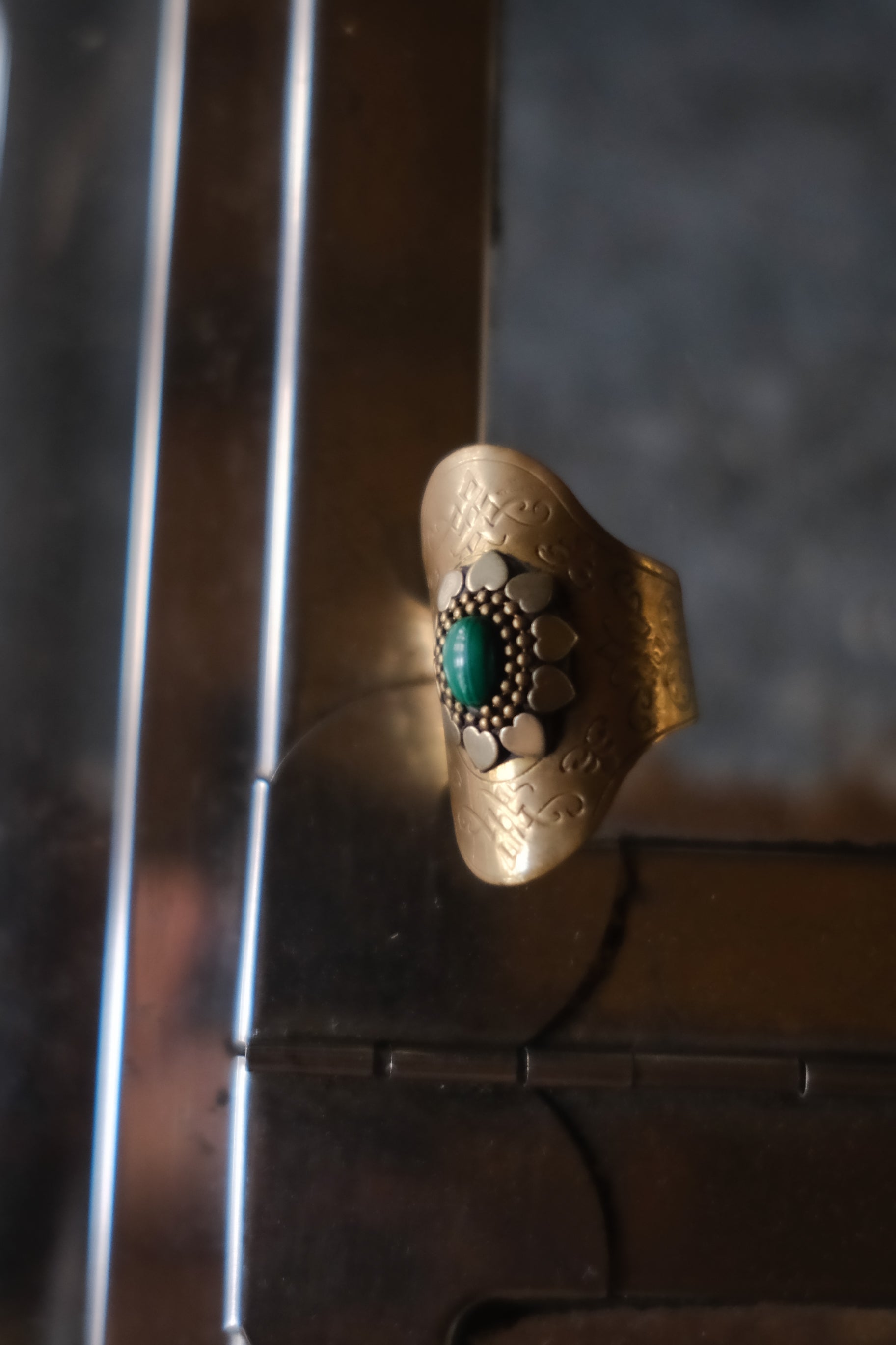 Ethnic Kuchi Brass Ring _ IV