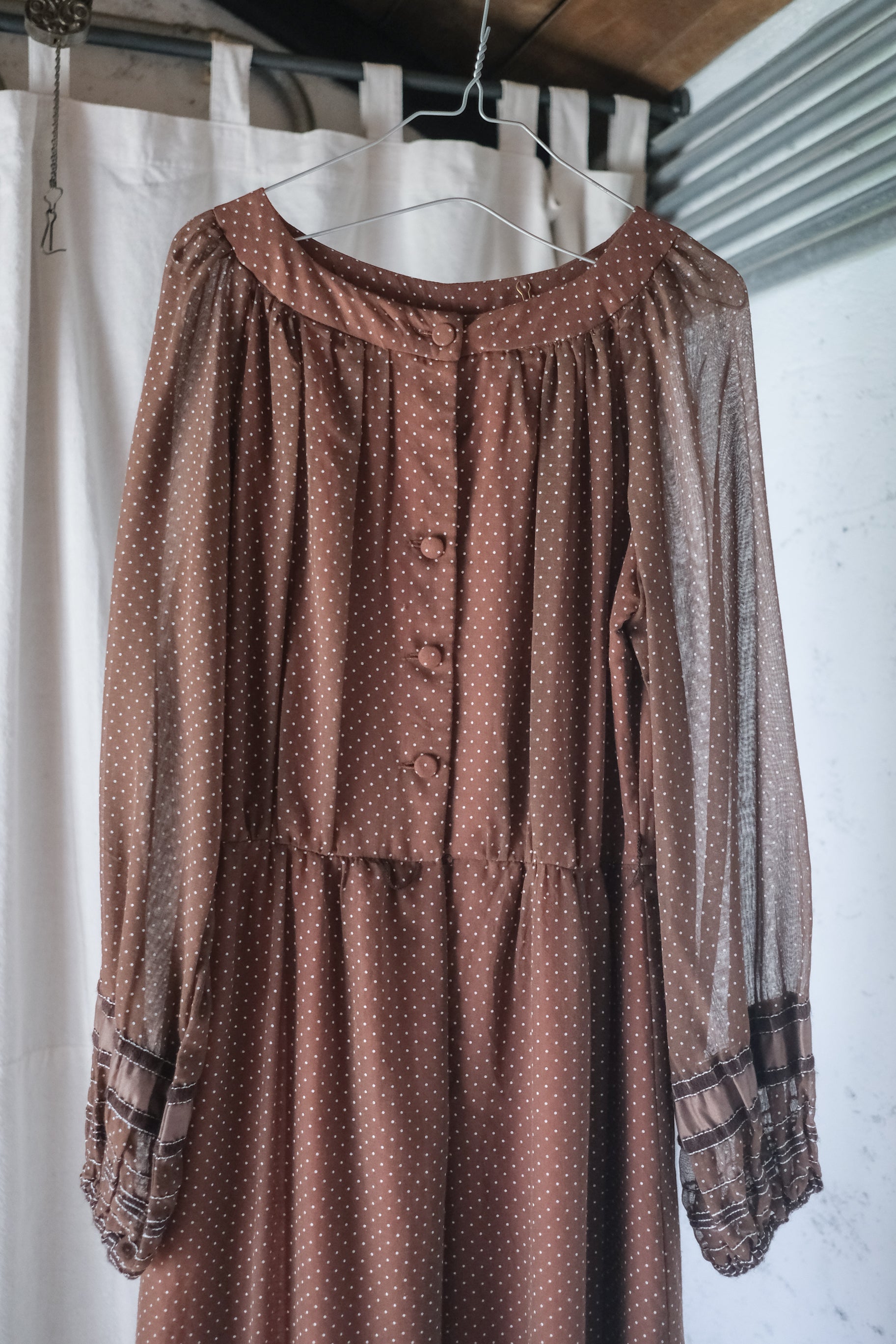 Vintage Mexican Oaxana Embroidered Dress