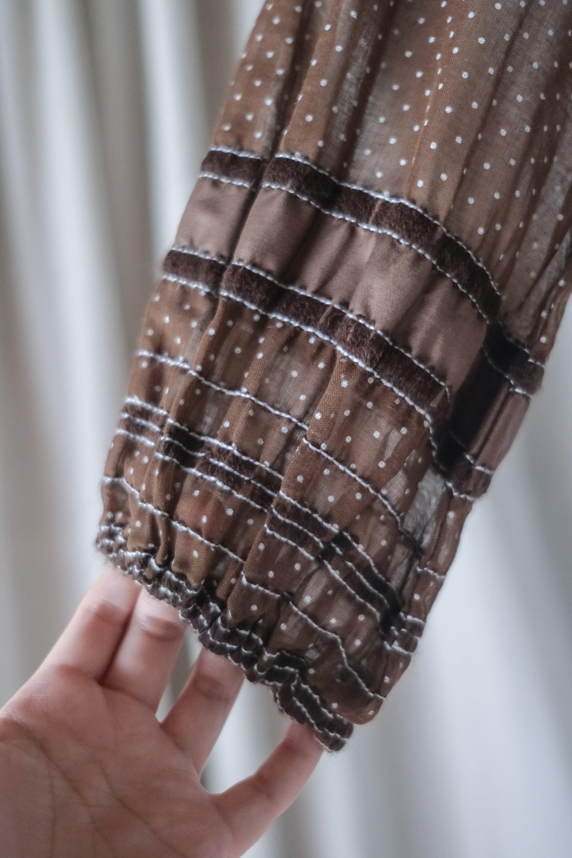 Vintage Mexican Oaxana Embroidered Dress