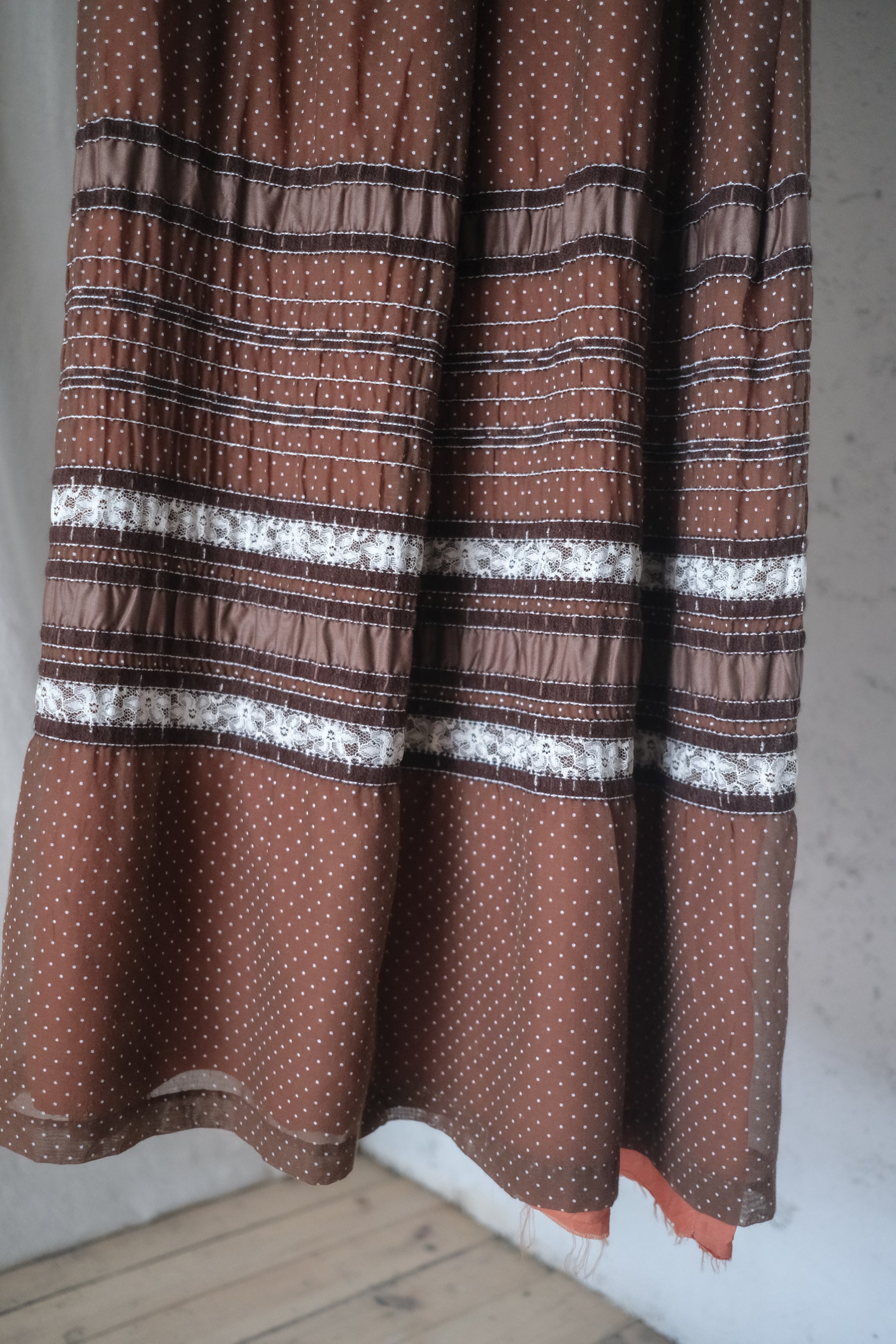 Vintage Mexican Oaxana Embroidered Dress
