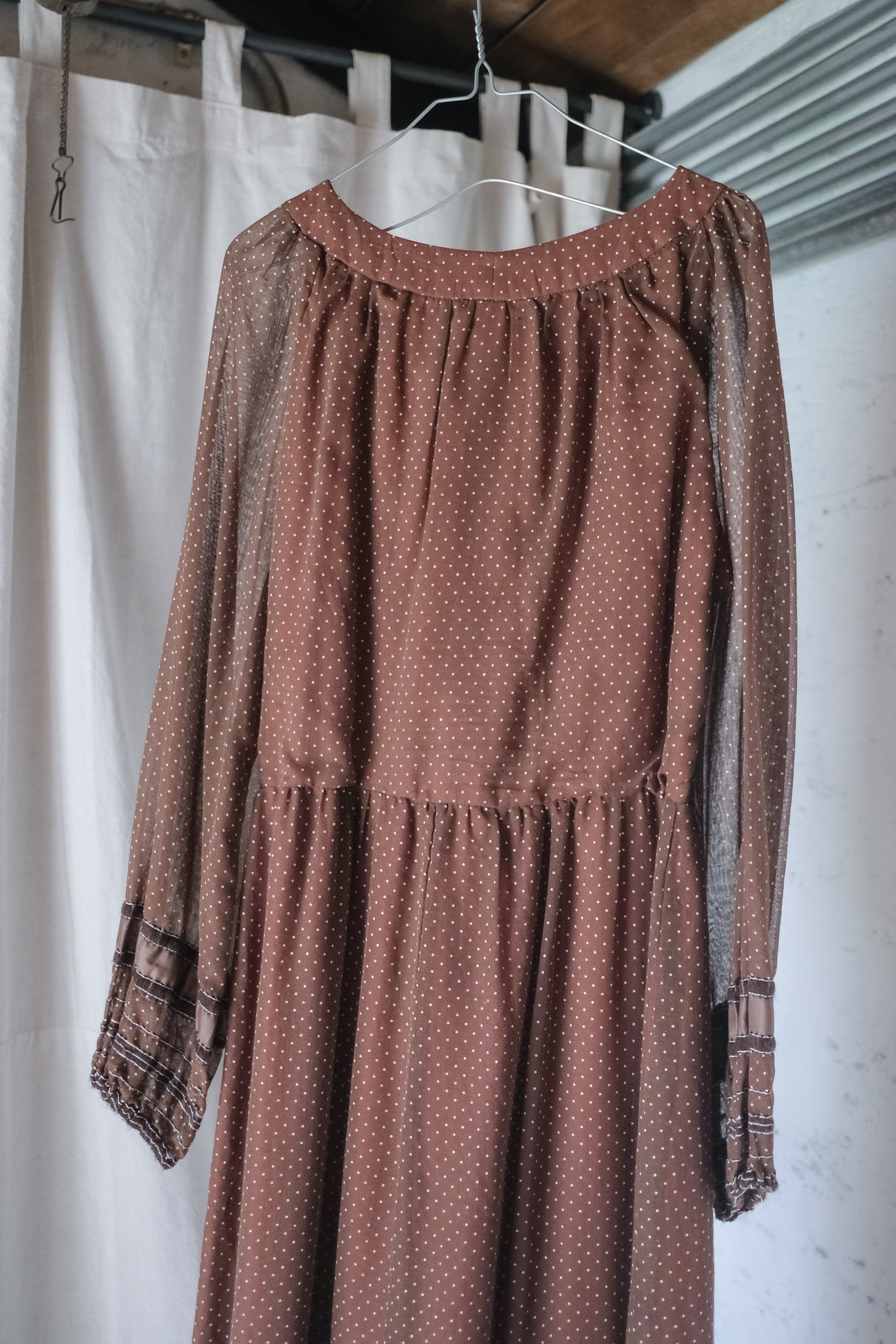 Vintage Mexican Oaxana Embroidered Dress
