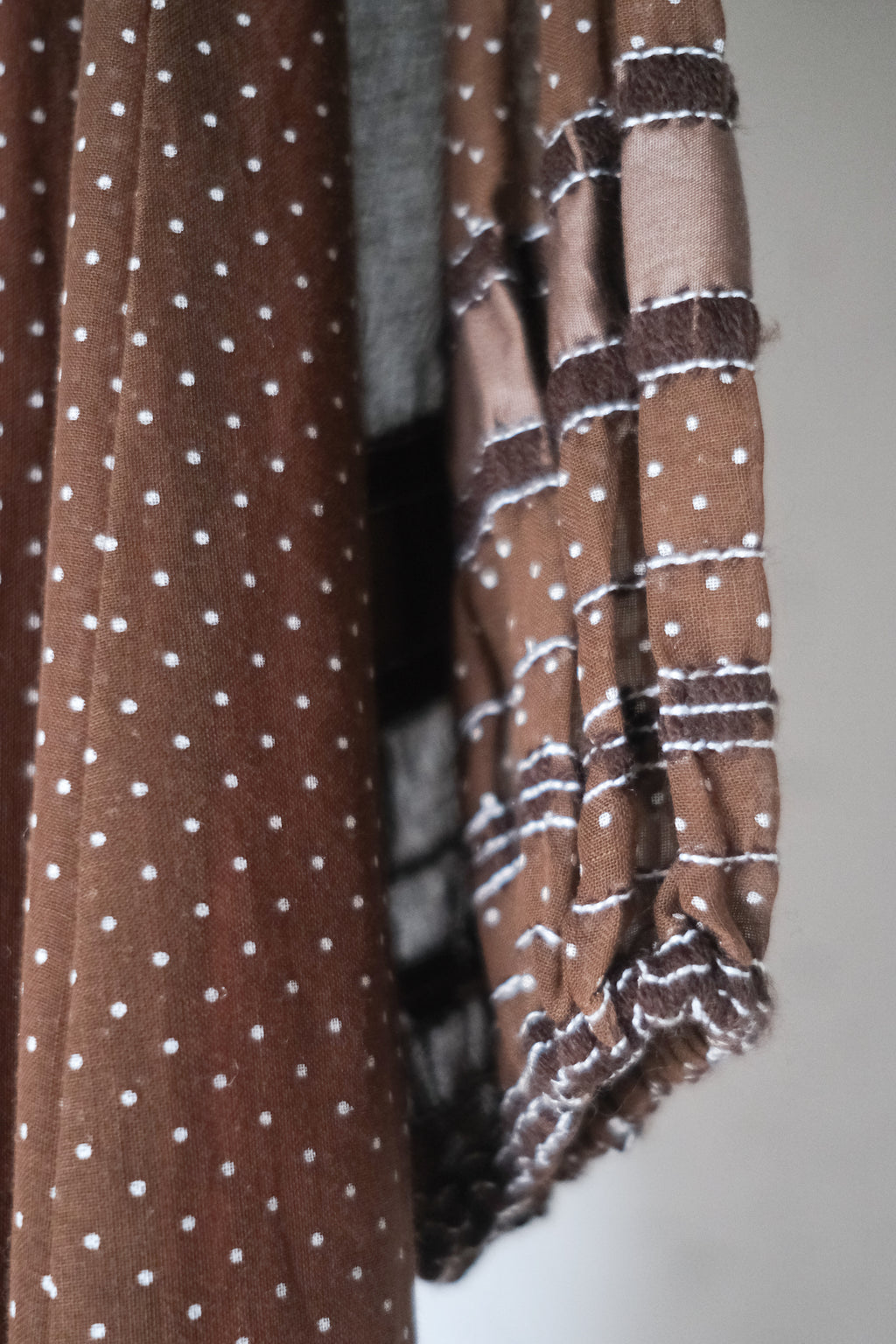 Vintage Cinnamon Mocha Prairie Dress