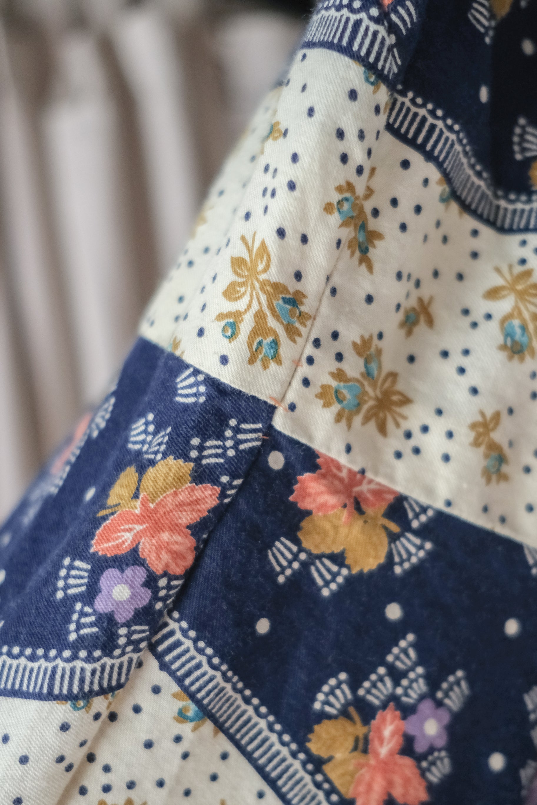 Vintage Mexican Oaxana Embroidered Dress