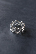 Ethnic Handcrafted Silver Ring _ MI XVI