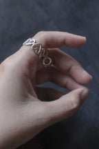 Ethnic Handcrafted Silver Ring _ MI XVI
