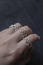 Ethnic Handcrafted Silver Ring _ MI XVII