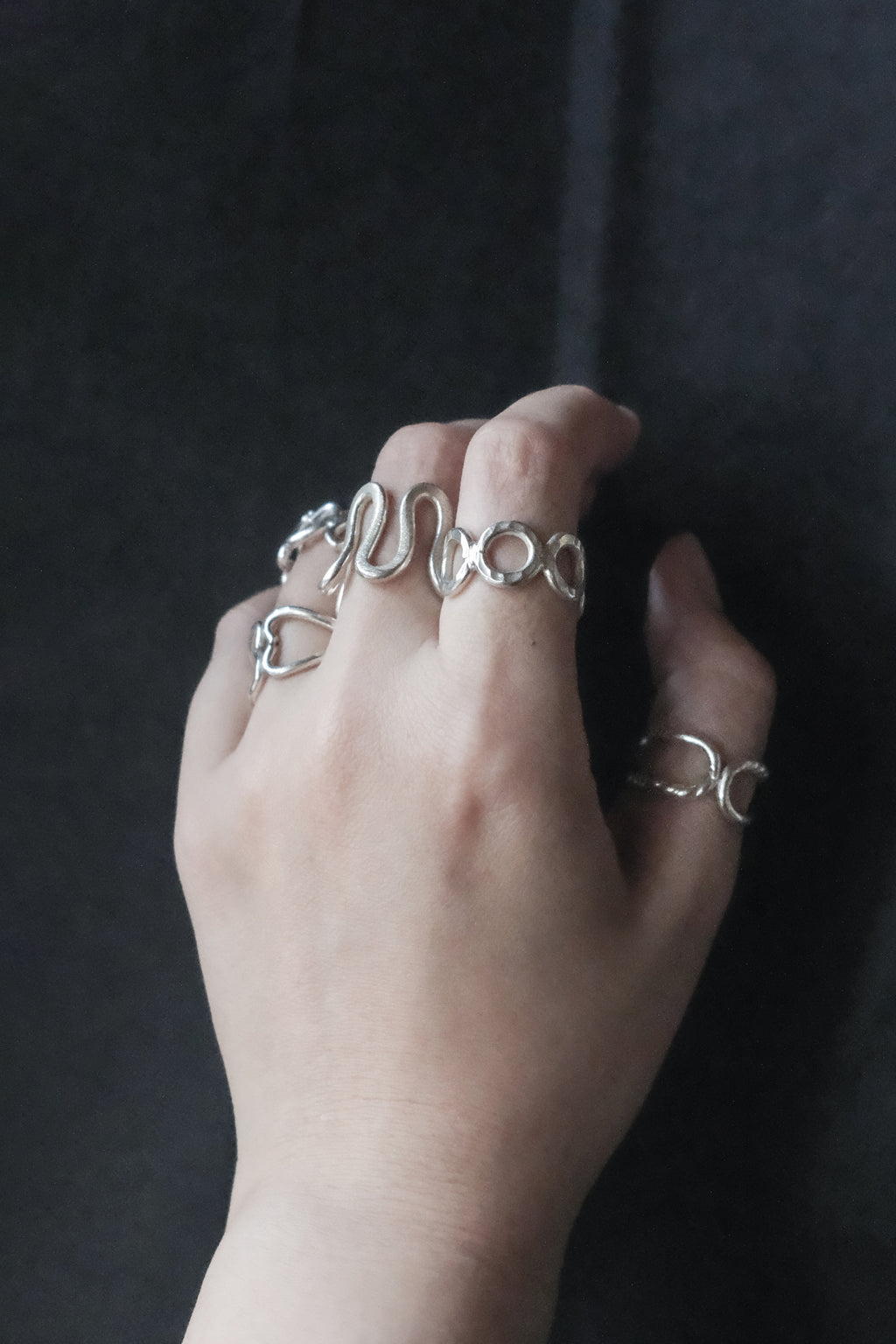 Ethnic Handcrafted Silver Ring _ MI XV