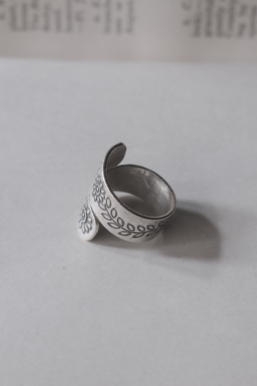 Ethnic Handcrafted Silver Ring _ BO L