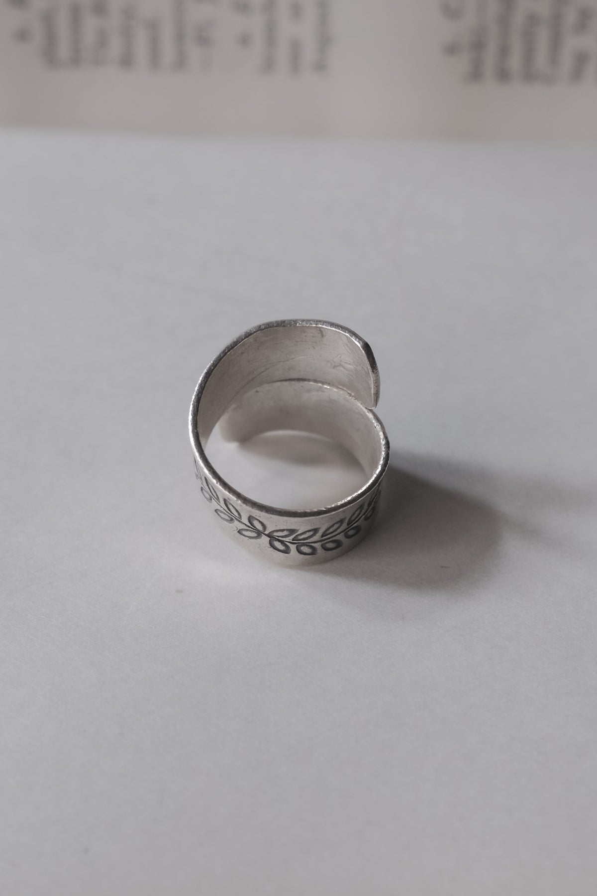 Ethnic Handcrafted Silver Ring _ BO L