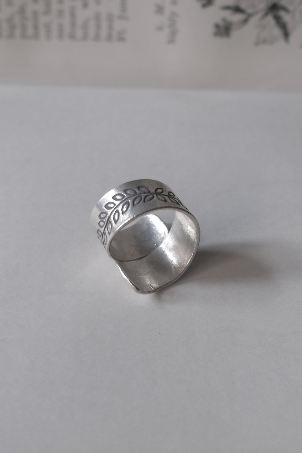 Ethnic Handcrafted Silver Ring _ BO L