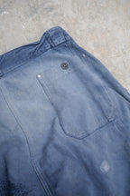 1950's French Vintage Work Trousers Faded & Patched / 法國工作褲
