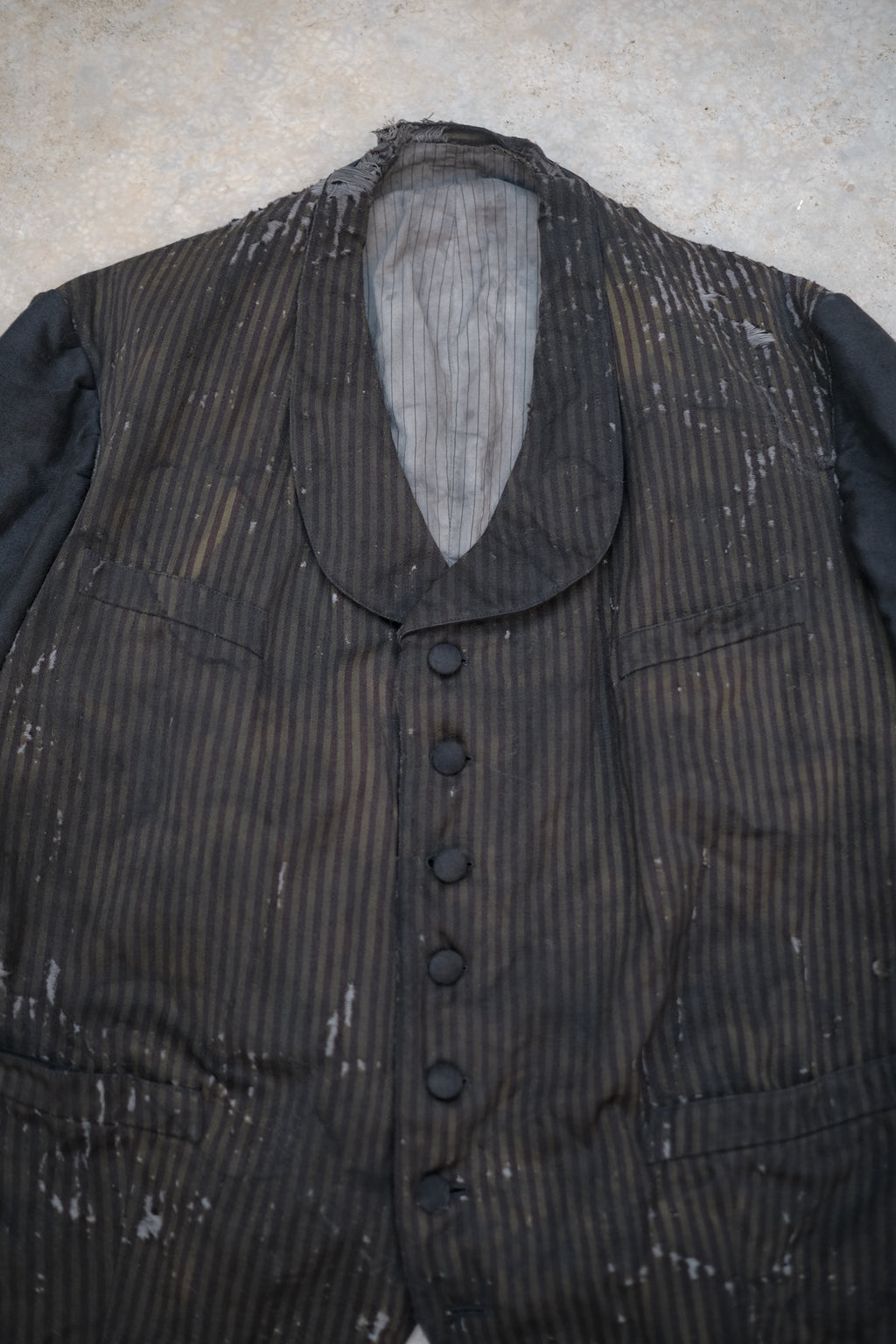 1930's French Servant Jacket Overdyed / 法國僕從外套