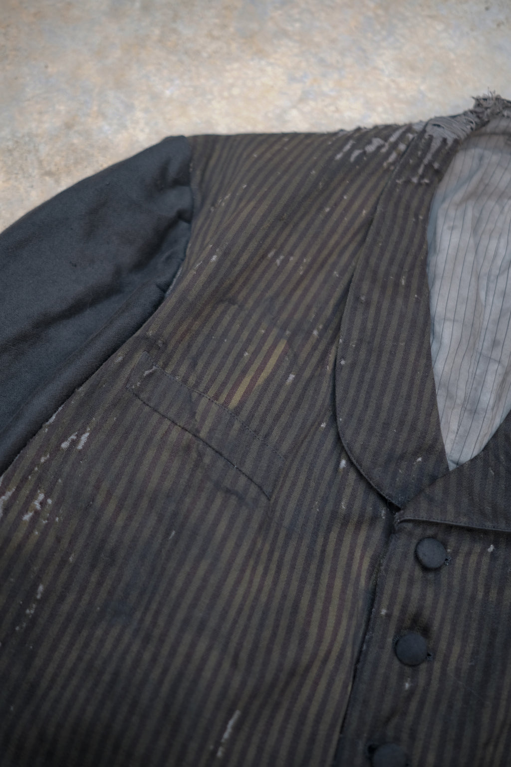 1930's French Servant Jacket Overdyed / 法國僕從外套