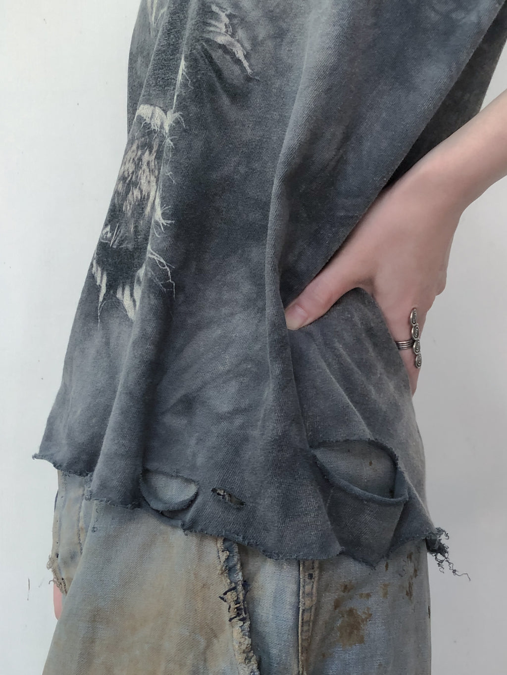 "𝒁/𝑵.𝑳" Rework Vintage Trashed Tee