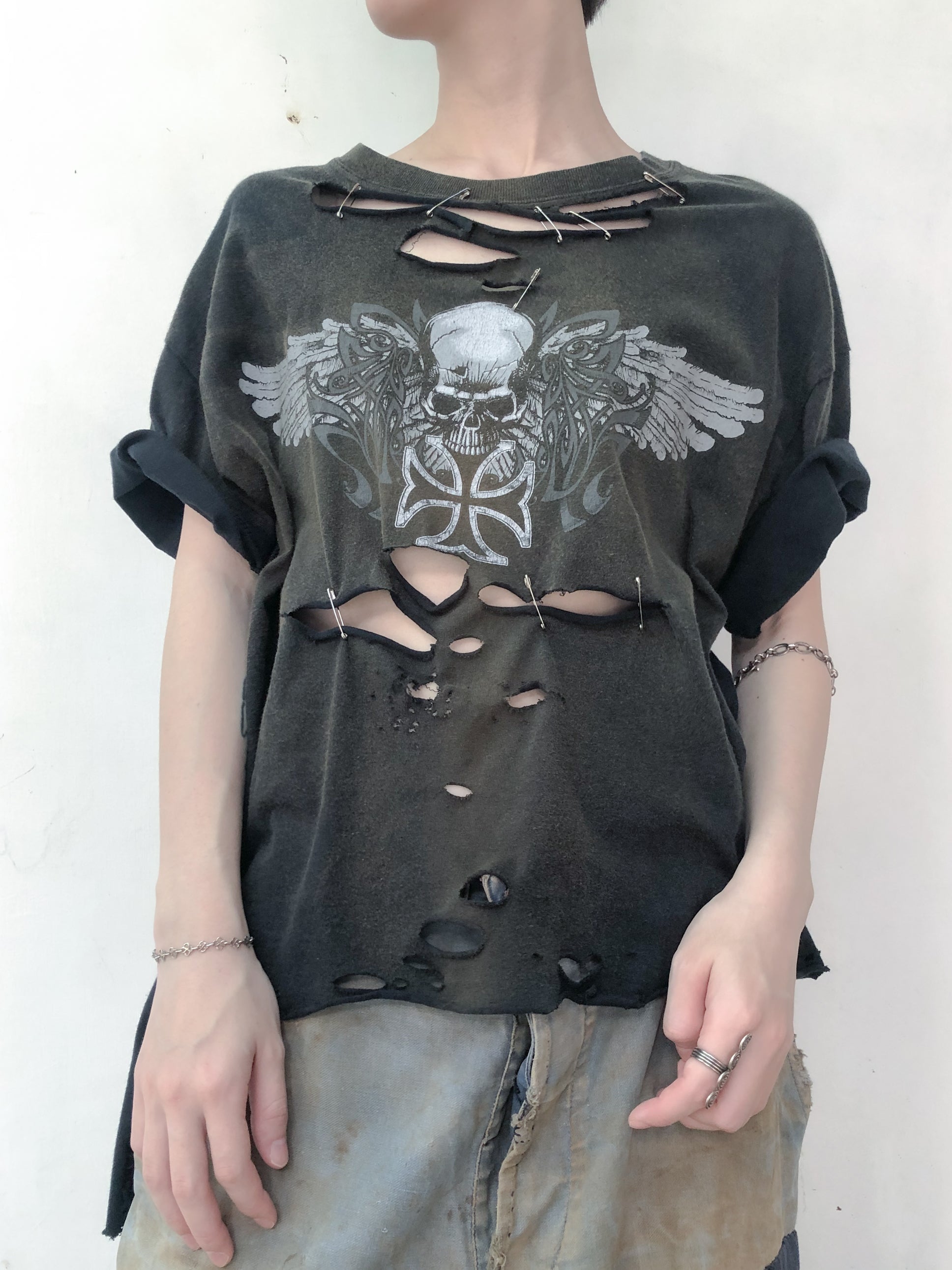 "𝒁/𝑵.𝑳" Rework Vintage Trashed Tee