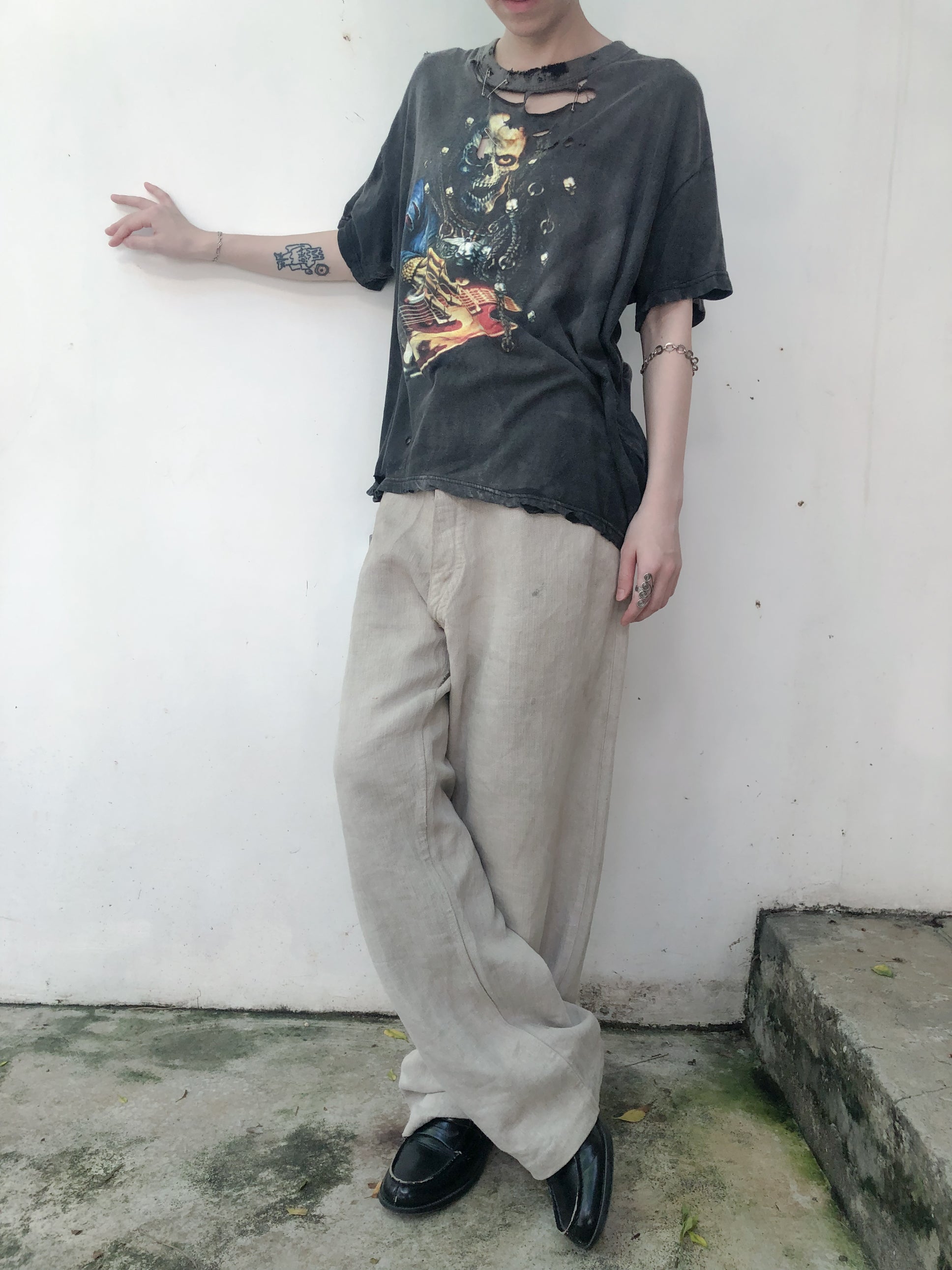 "𝒁/𝑵.𝑳" Rework Vintage Trashed Tee