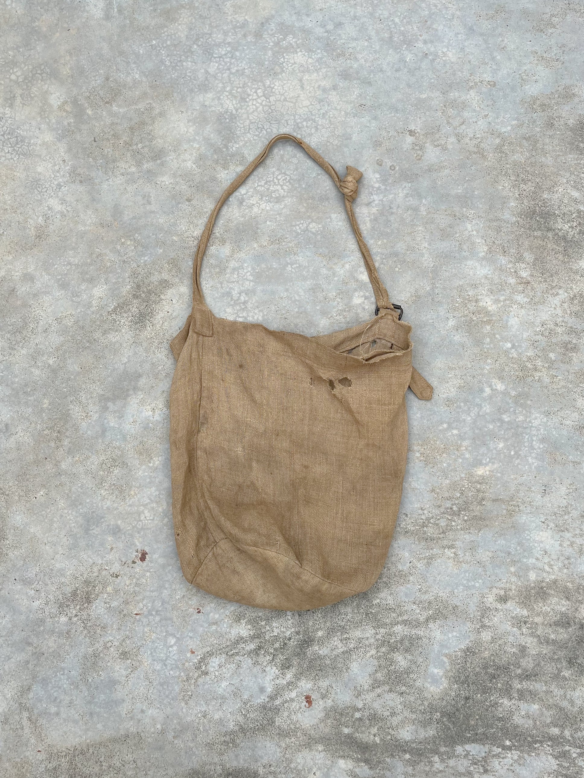 1920’s Unknown Linen Bag / 古著麻質肩背袋