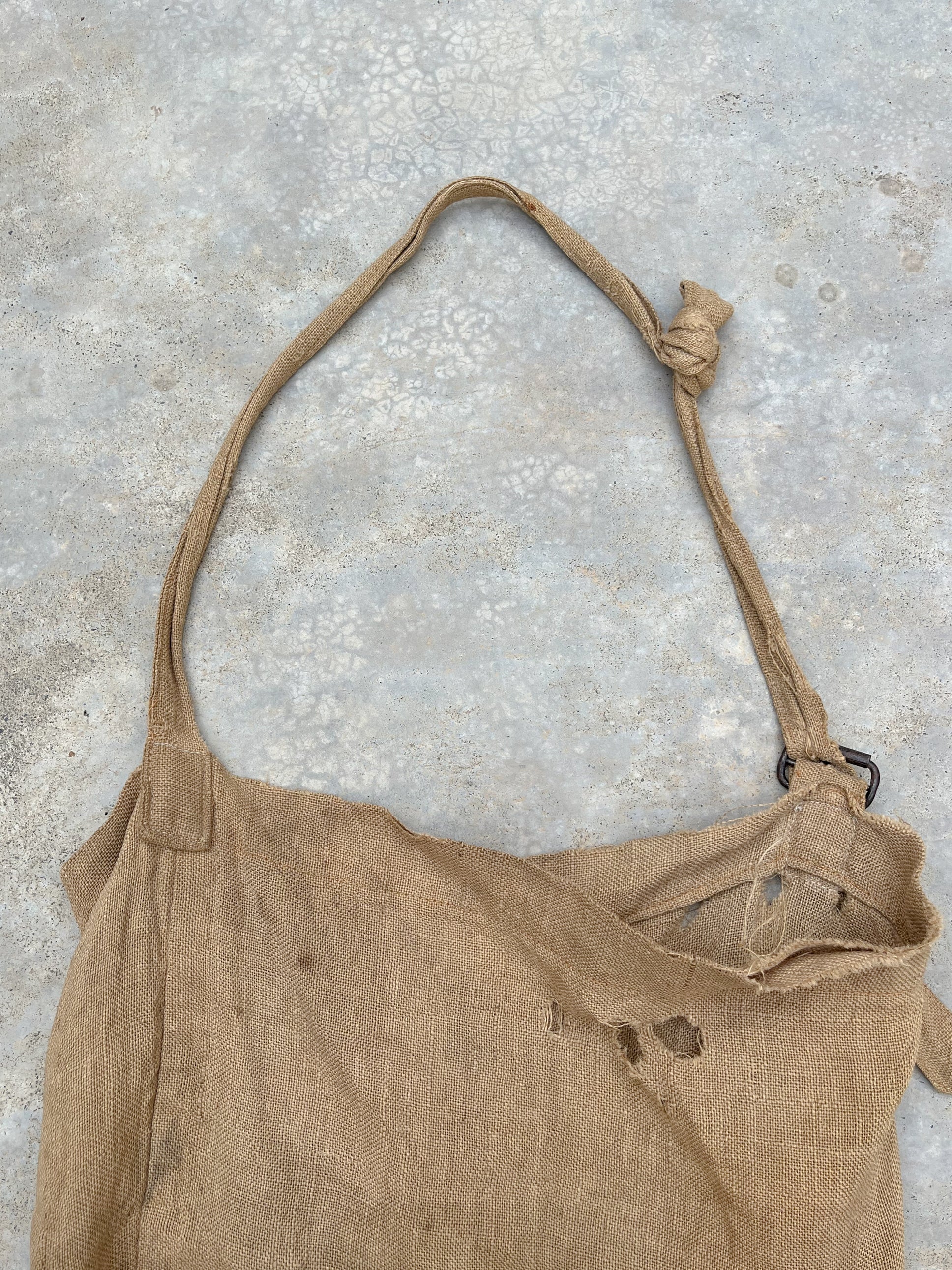 1920’s Unknown Linen Bag / 古著麻質肩背袋