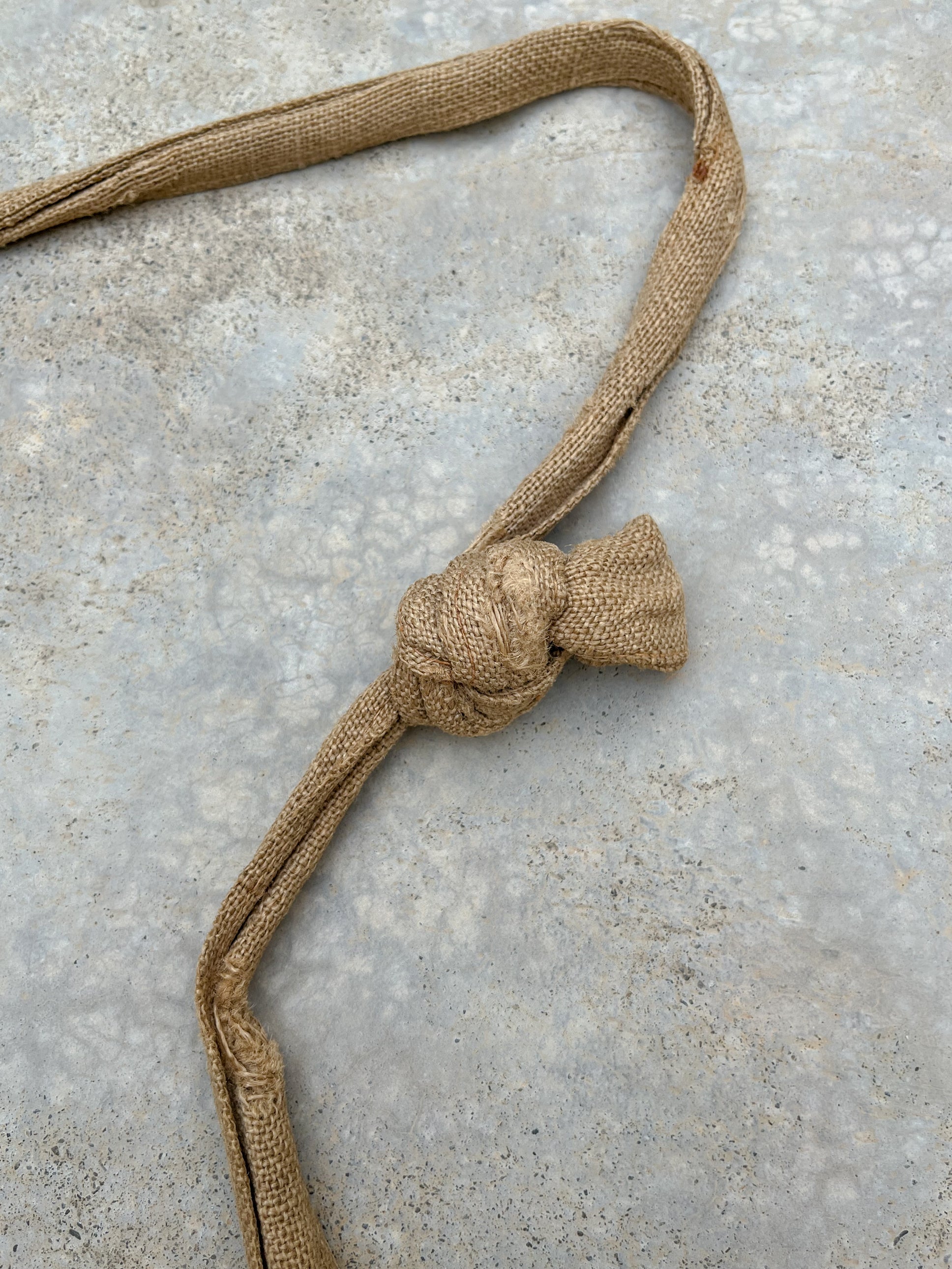 1920’s Unknown Linen Bag / 古著麻質肩背袋