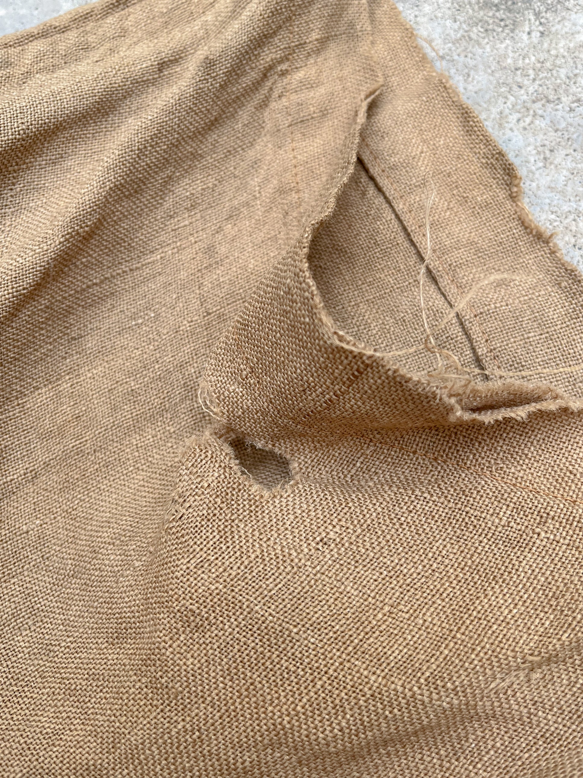 1920’s Unknown Linen Bag / 古著麻質肩背袋