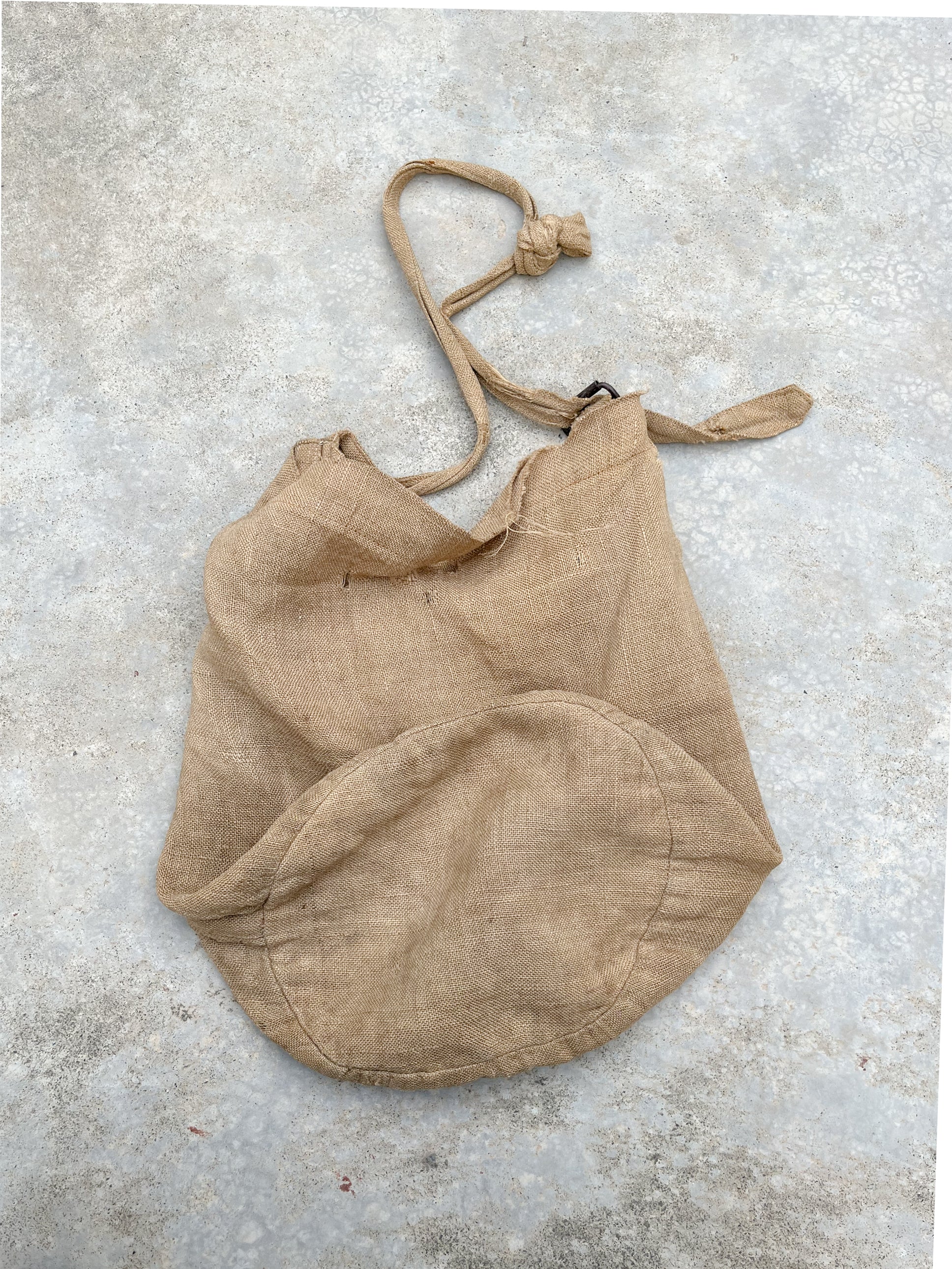1920’s Unknown Linen Bag / 古著麻質肩背袋