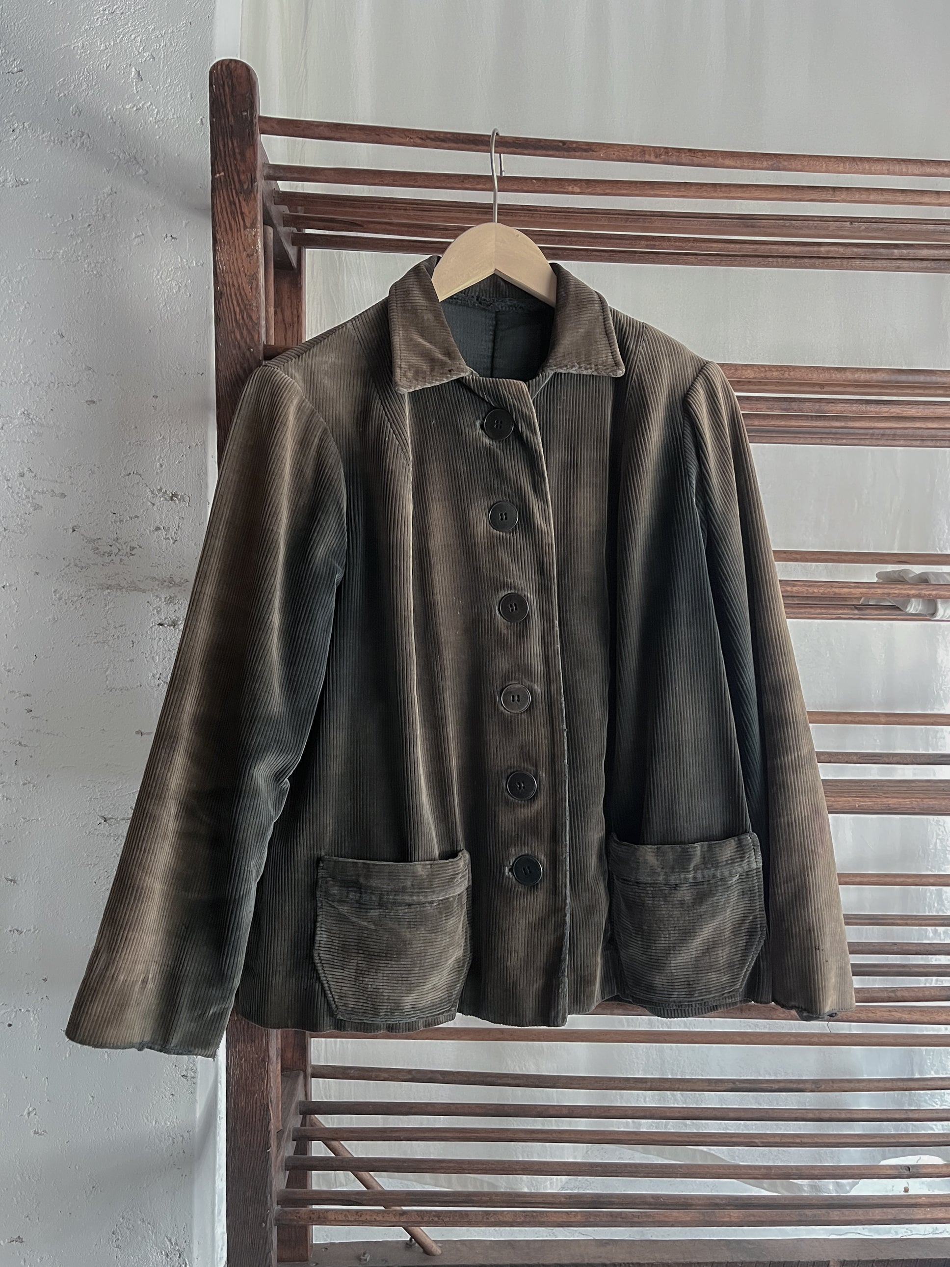 1950's French Coutil Farmer Coat / 法國農夫外套
