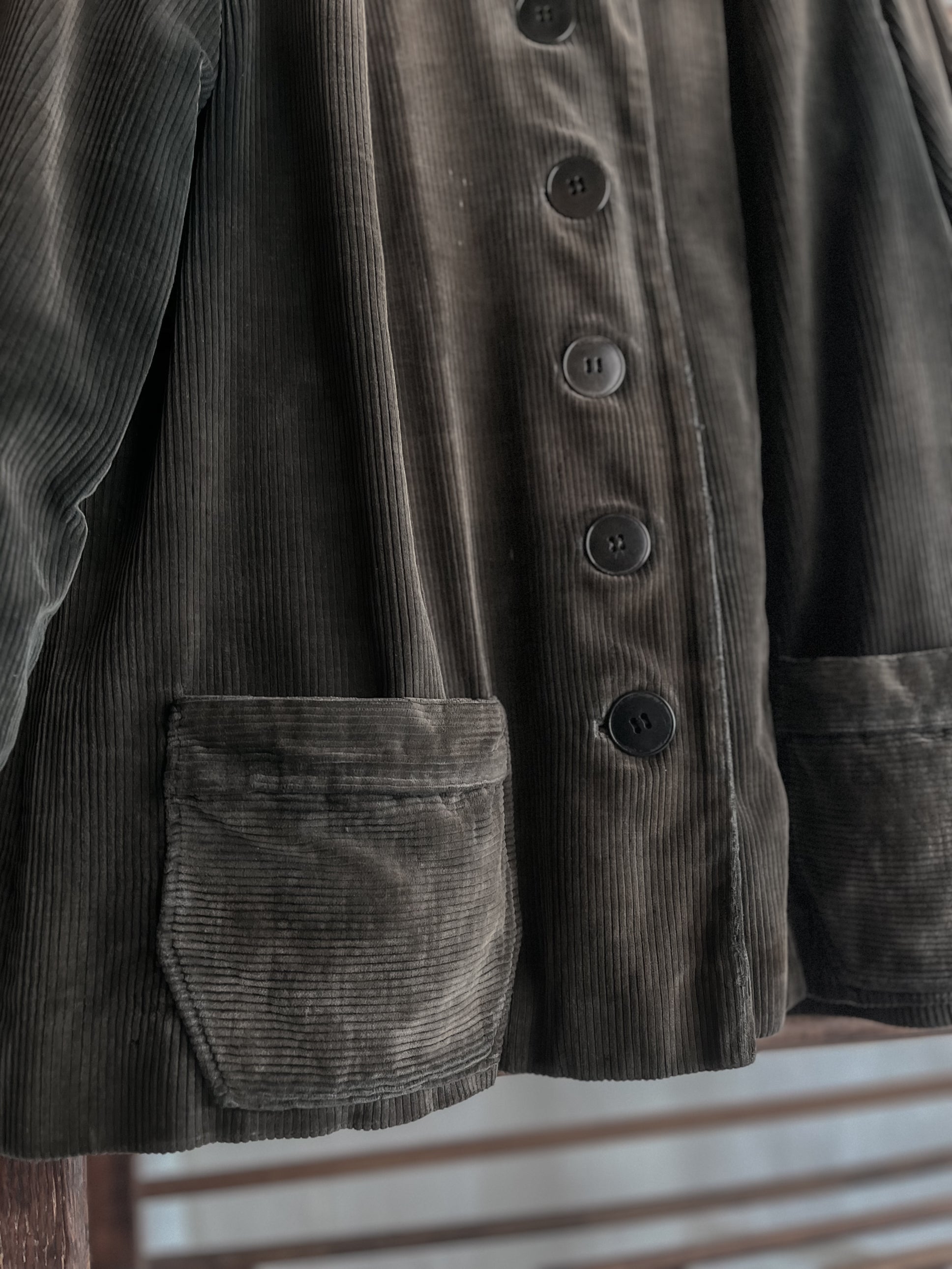 1950's French Coutil Farmer Coat / 法國農夫外套