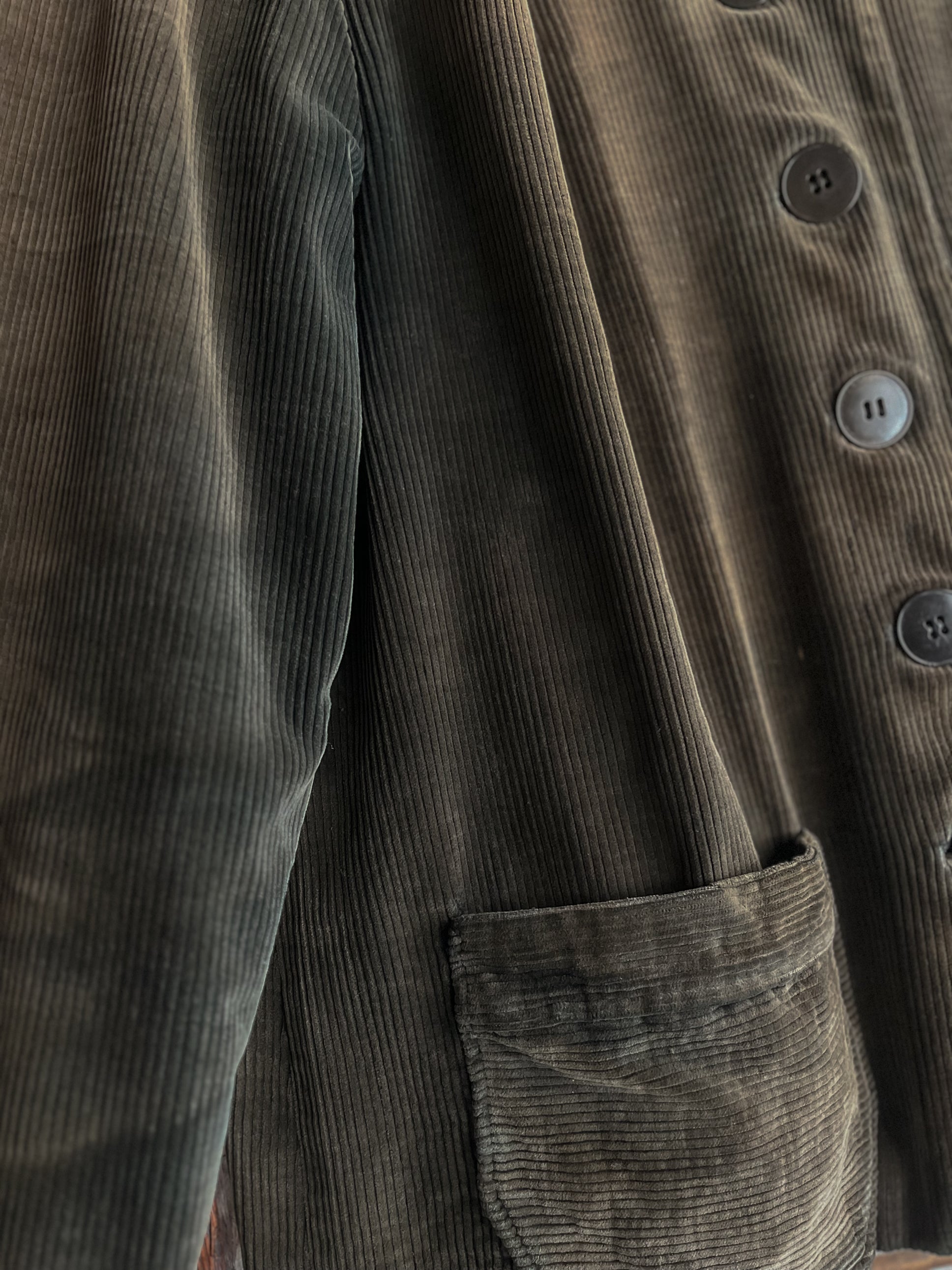 1950's French Coutil Farmer Coat / 法國農夫外套