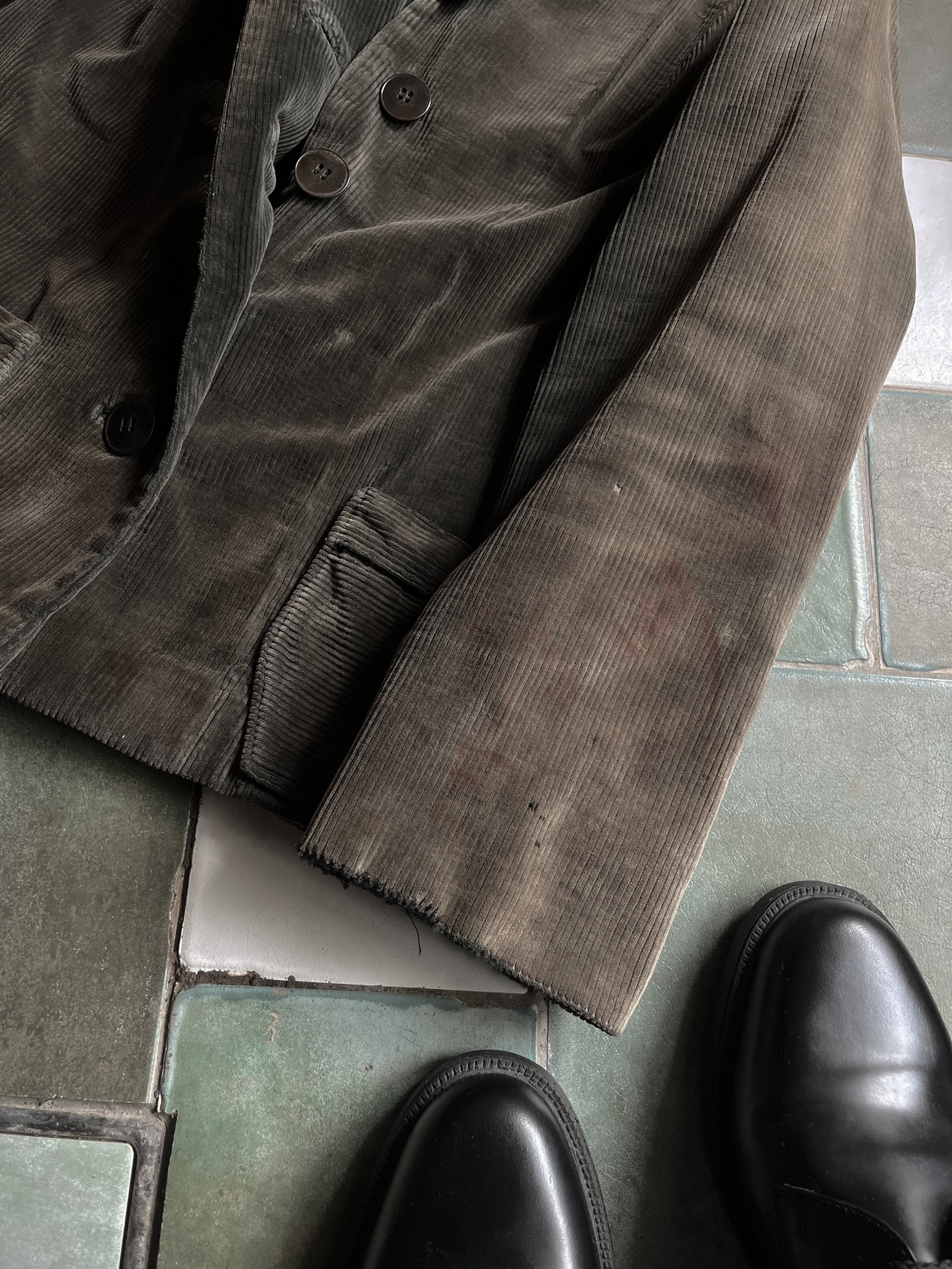 1950's French Coutil Farmer Coat / 法國農夫外套