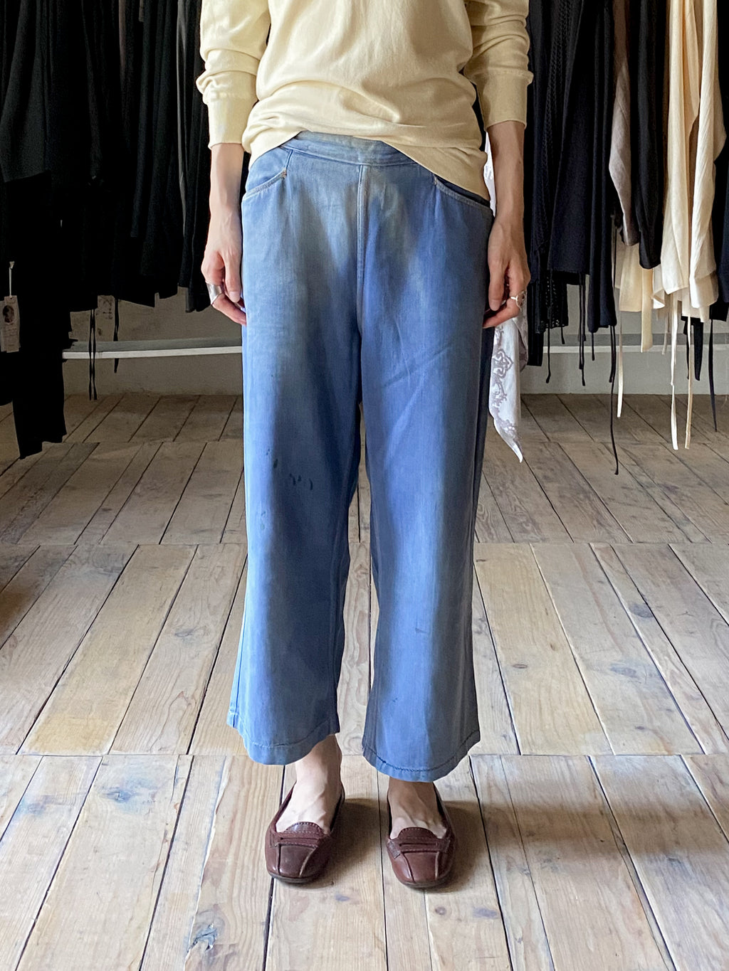 1970's Side Zipper Work Trousers / 側拉鍊工作褲