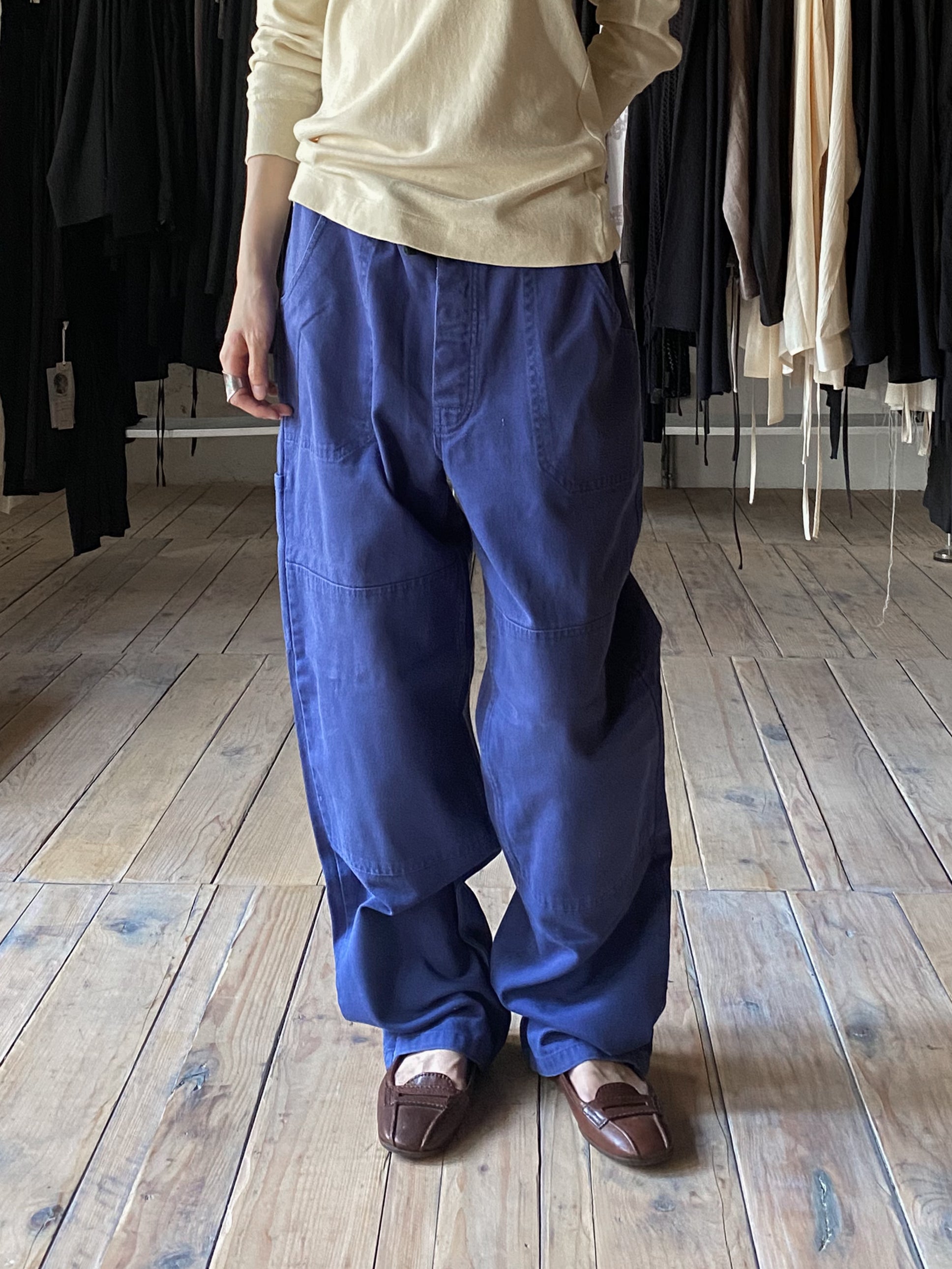 European Drawstring Work Trousers / 歐洲抽繩工作褲
