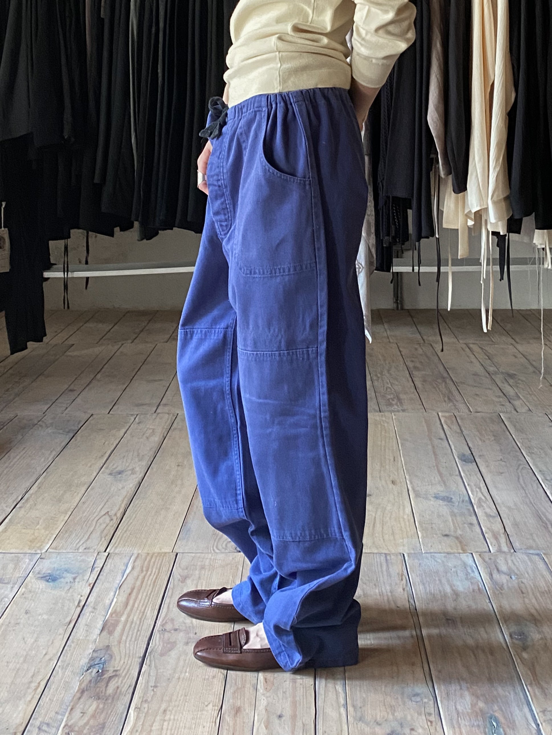 European Drawstring Work Trousers / 歐洲抽繩工作褲