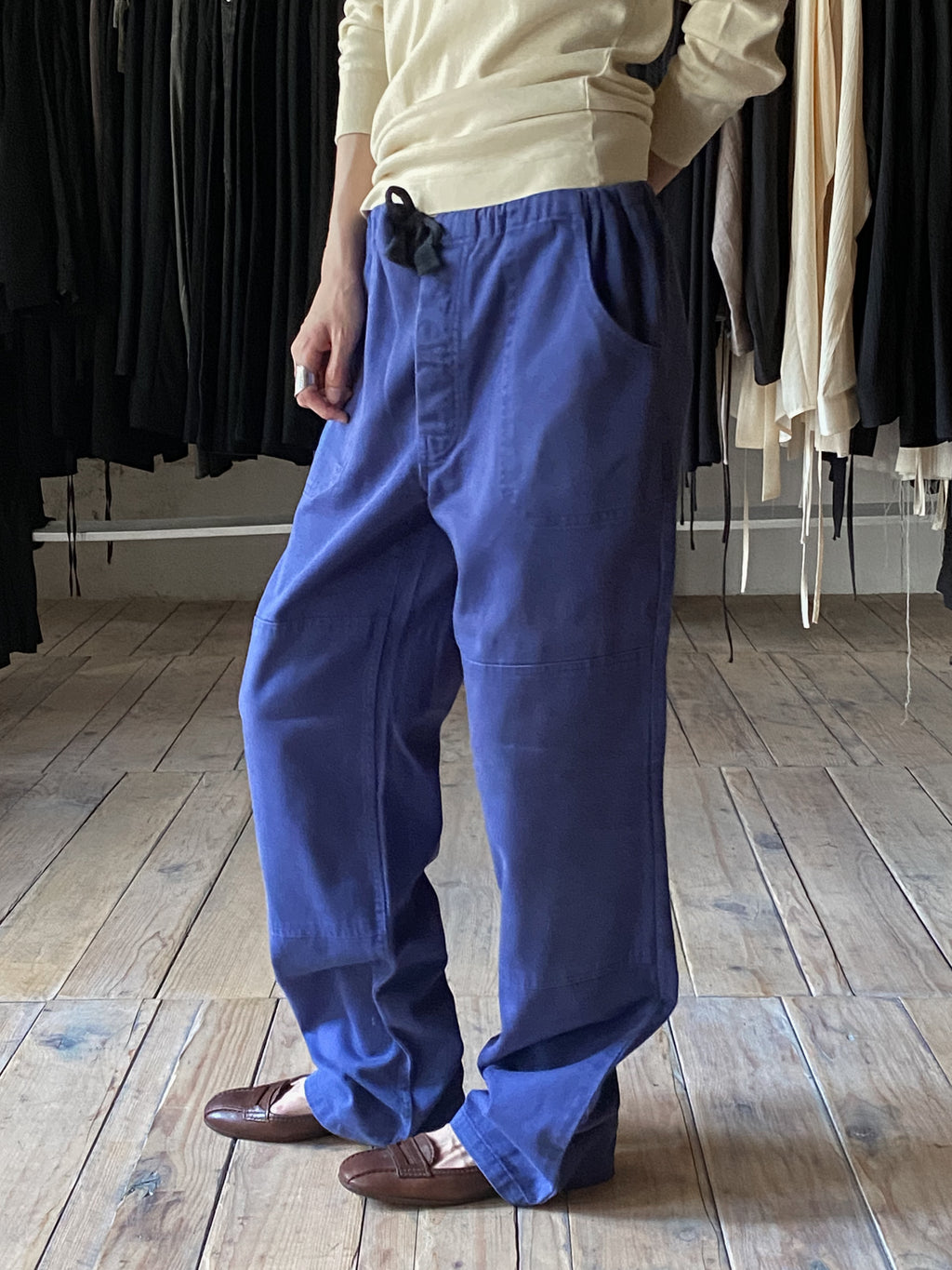 European Drawstring Work Trousers / 歐洲抽繩工作褲