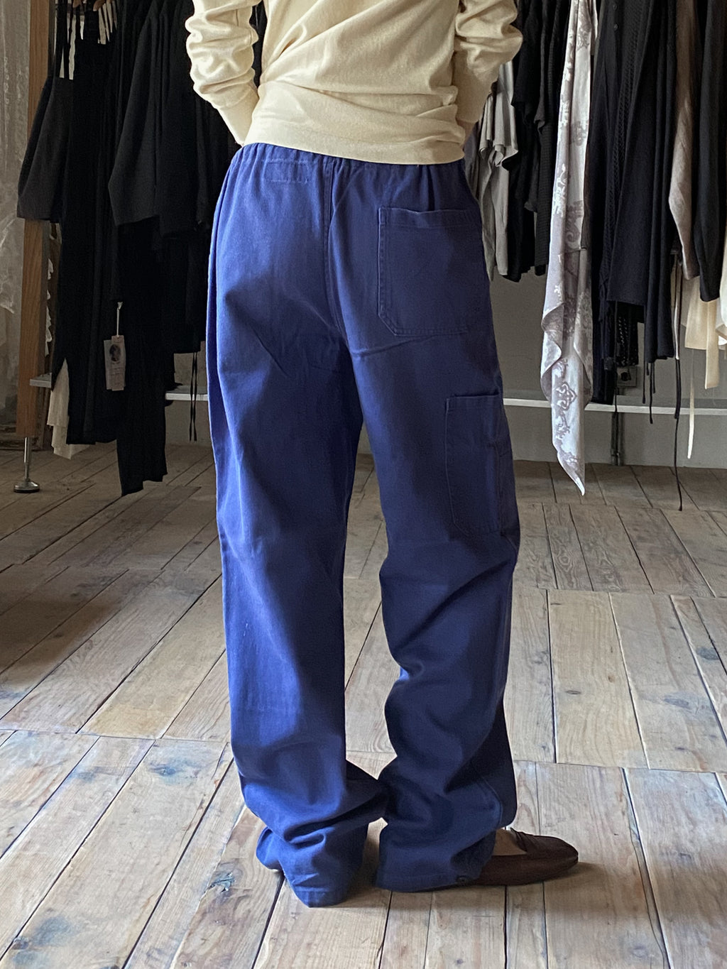 European Drawstring Work Trousers / 歐洲抽繩工作褲