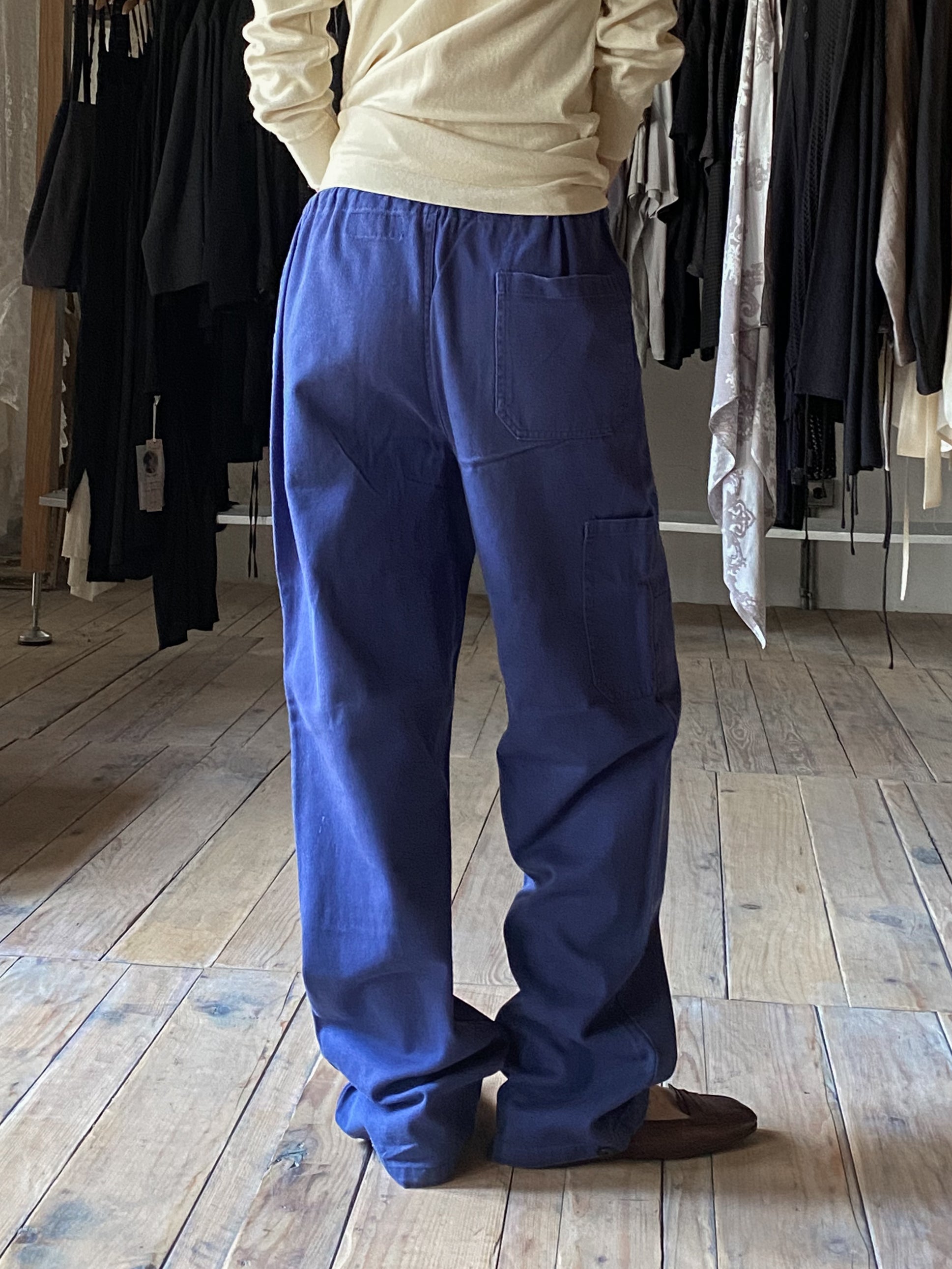 European Drawstring Work Trousers / 歐洲抽繩工作褲