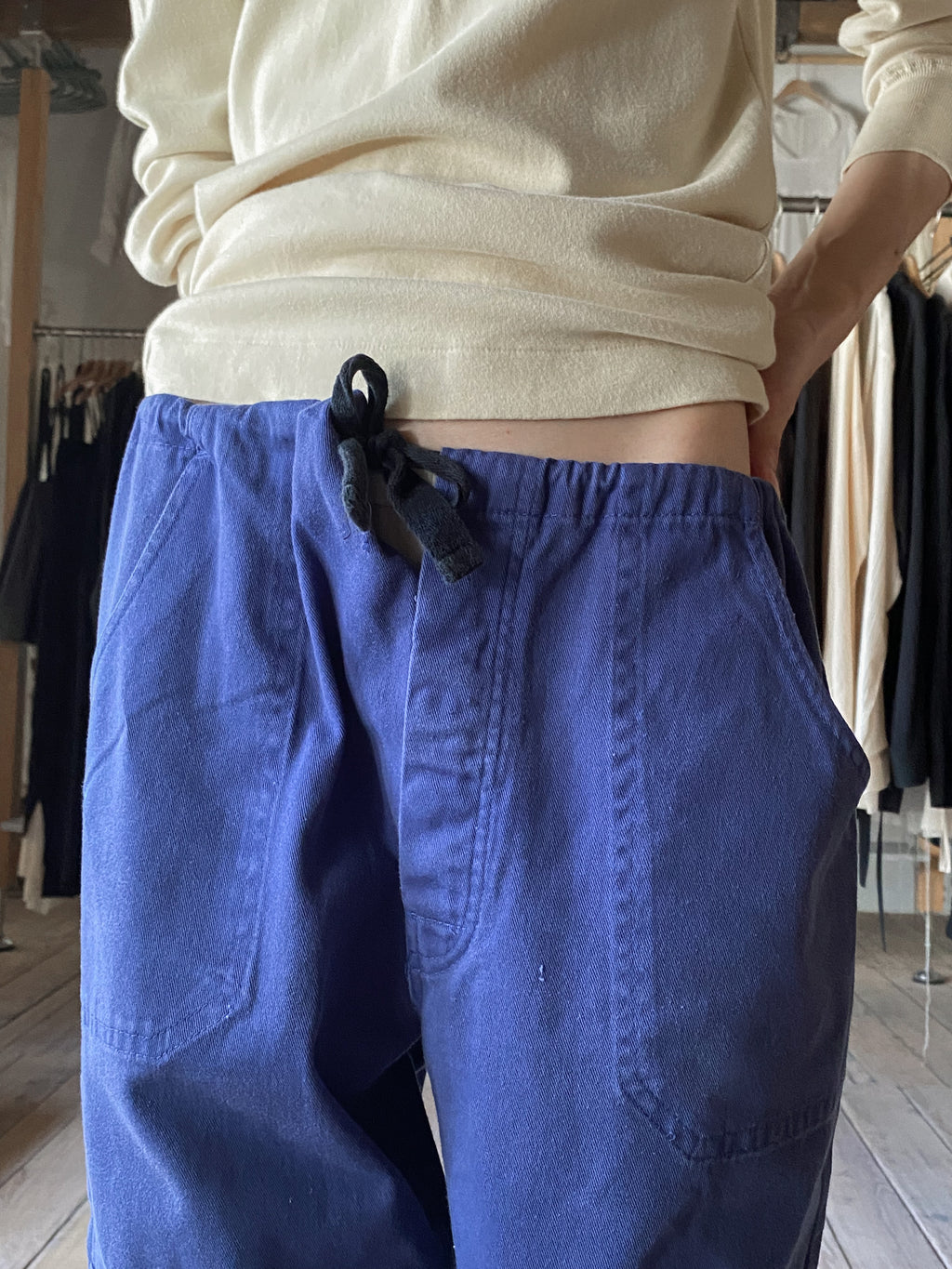 European Drawstring Work Trousers / 歐洲抽繩工作褲