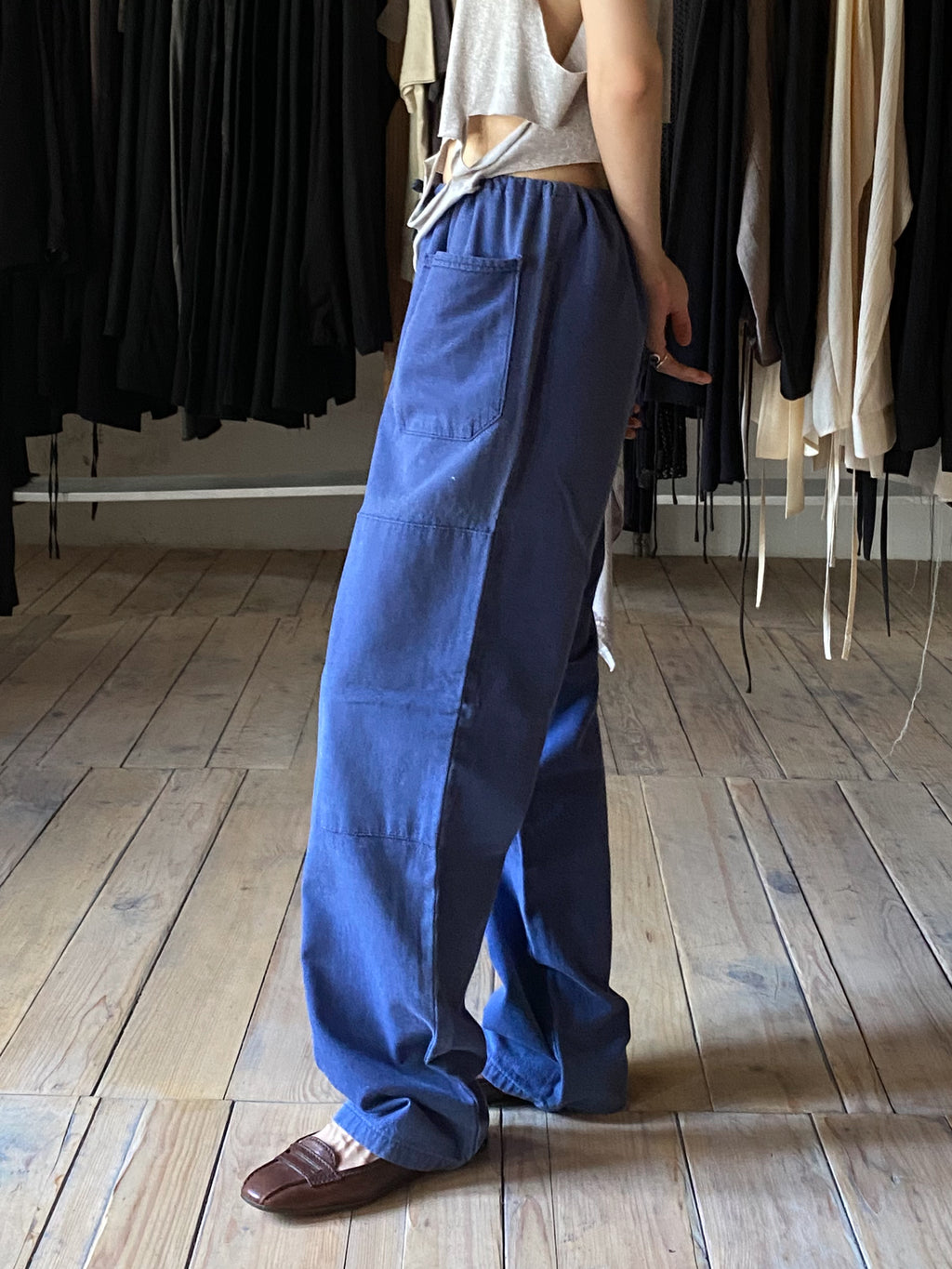 European Drawstring Work Trousers / 歐洲抽繩工作褲