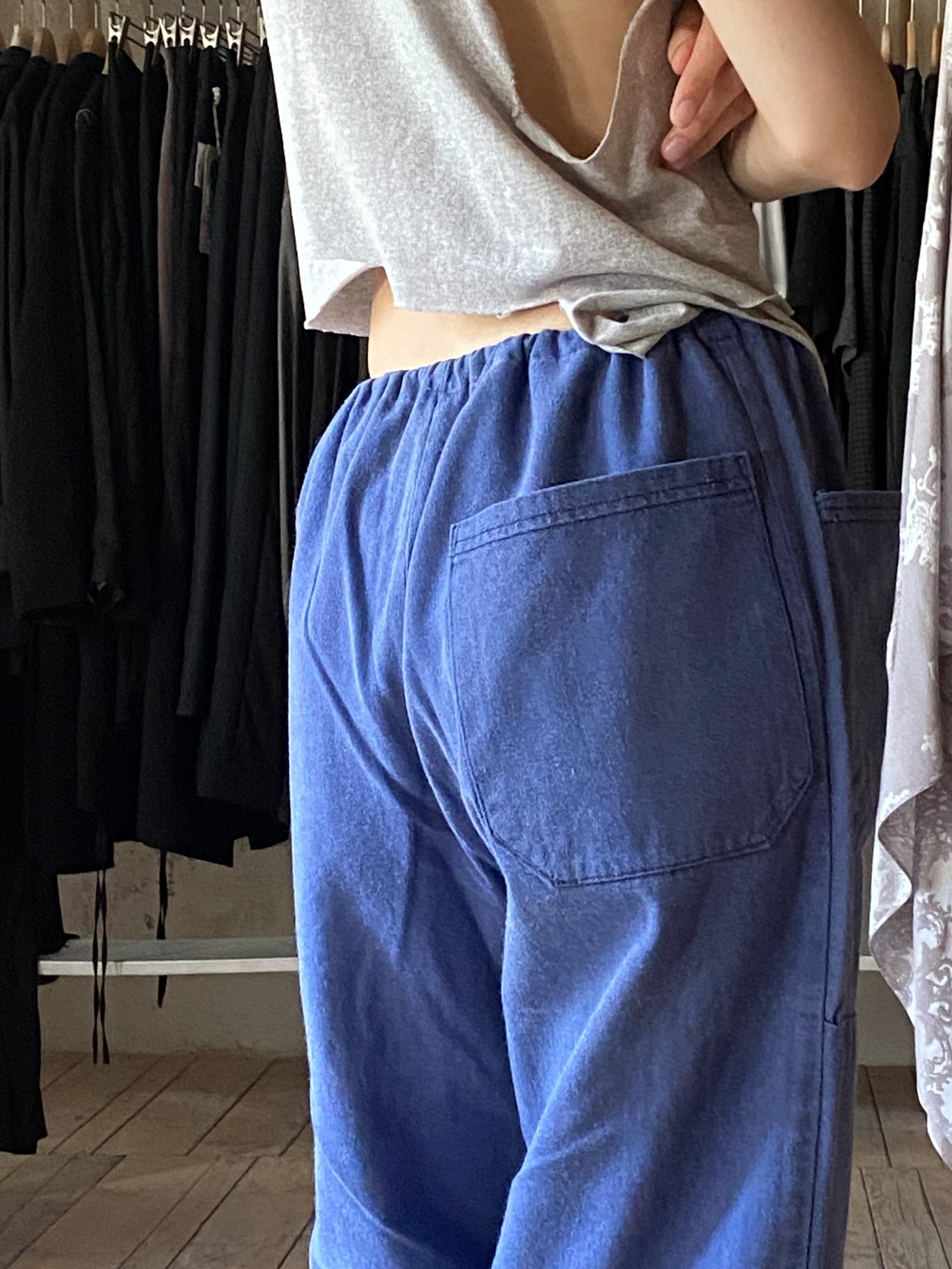 European Drawstring Work Trousers / 歐洲抽繩工作褲